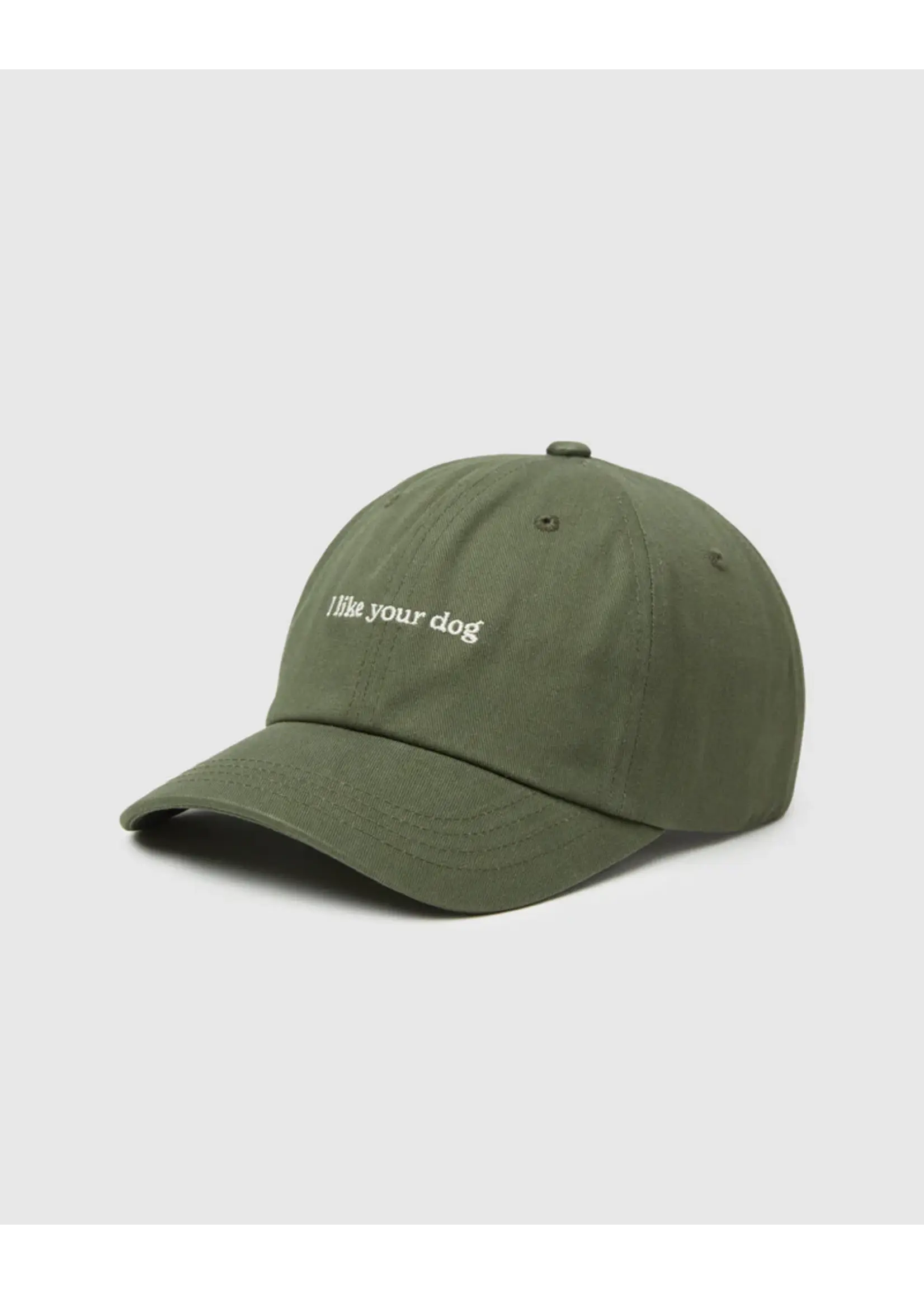 Tentree TAU5925 - Slogan Peak Hat "I Like Your Dog"