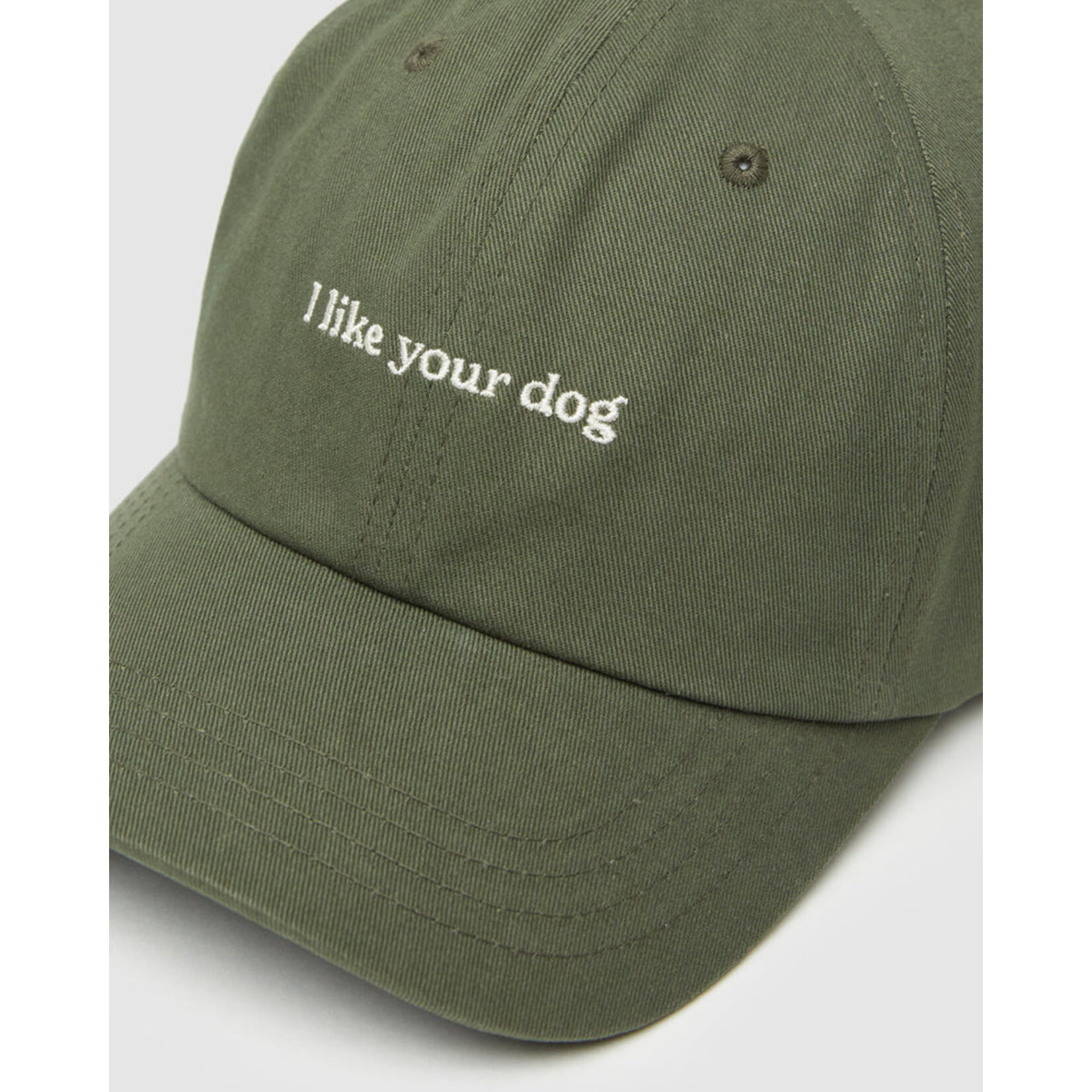 Tentree TAU5925 - Slogan Peak Hat "I Like Your Dog"