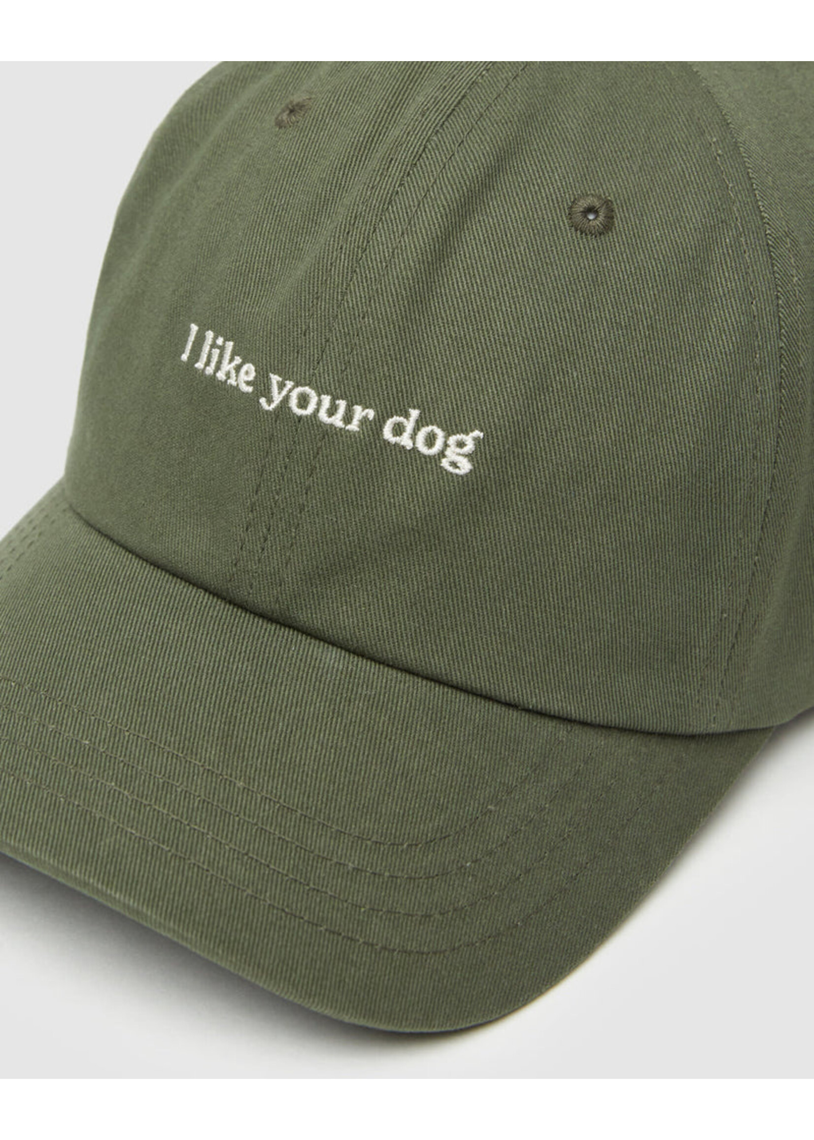 Tentree TAU5925 - Slogan Peak Hat "I Like Your Dog"