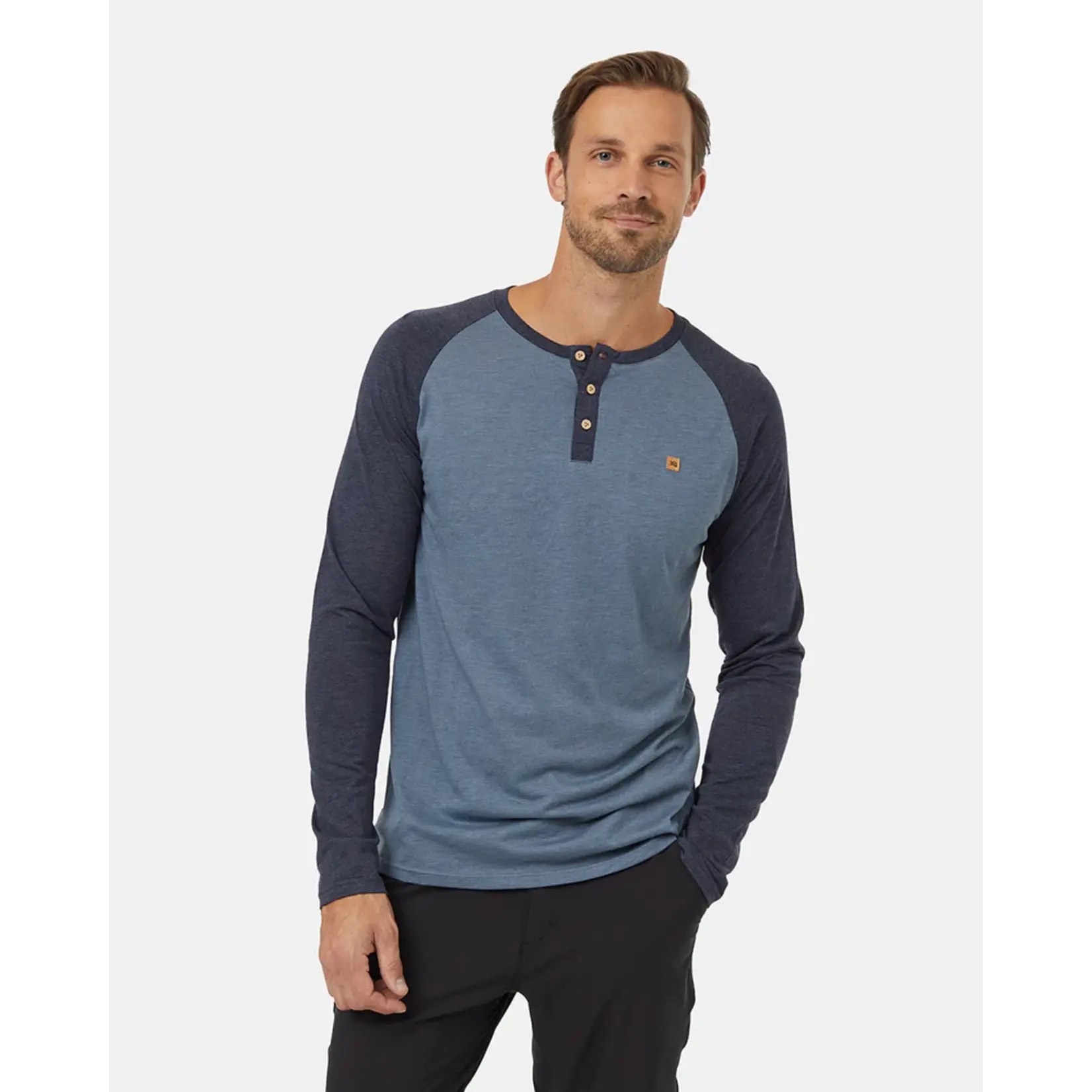 Tentree TCM2308 - Men's Treeblend Classic Henley Long Sleeve Shirt