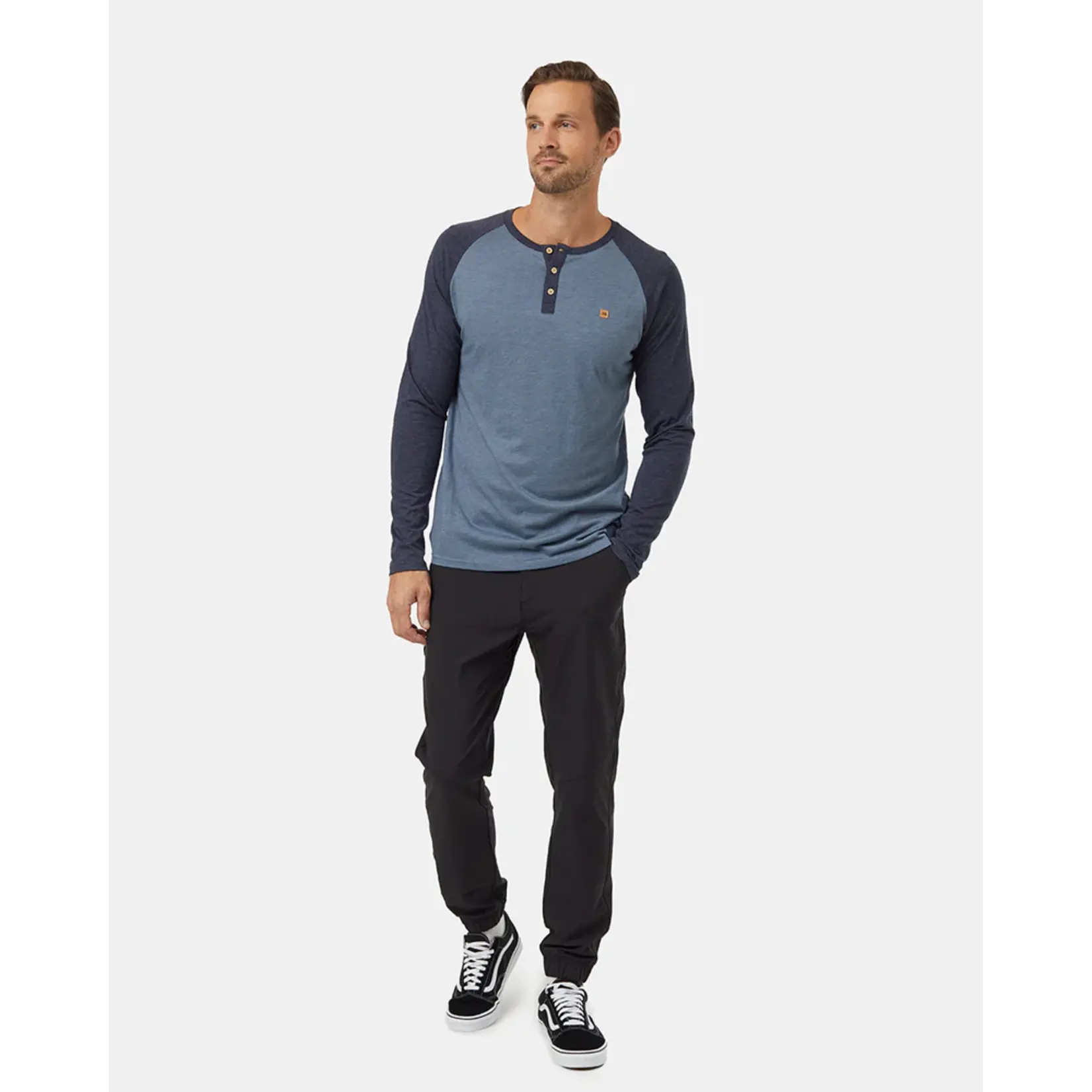 Tentree TCM2308 - Men's Treeblend Classic Henley Long Sleeve Shirt