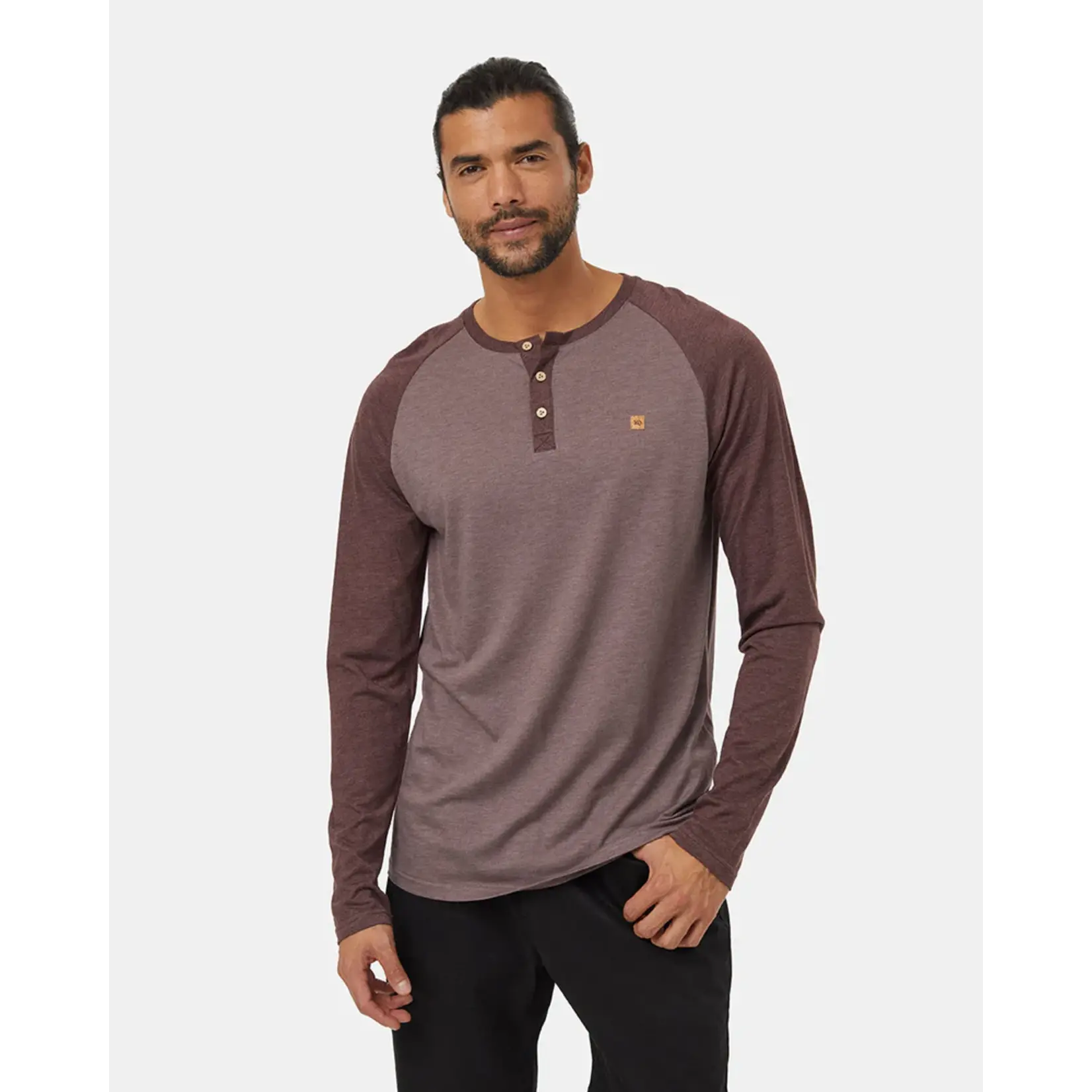Tentree TCM2308 - Men's Treeblend Classic Henley Long Sleeve Shirt