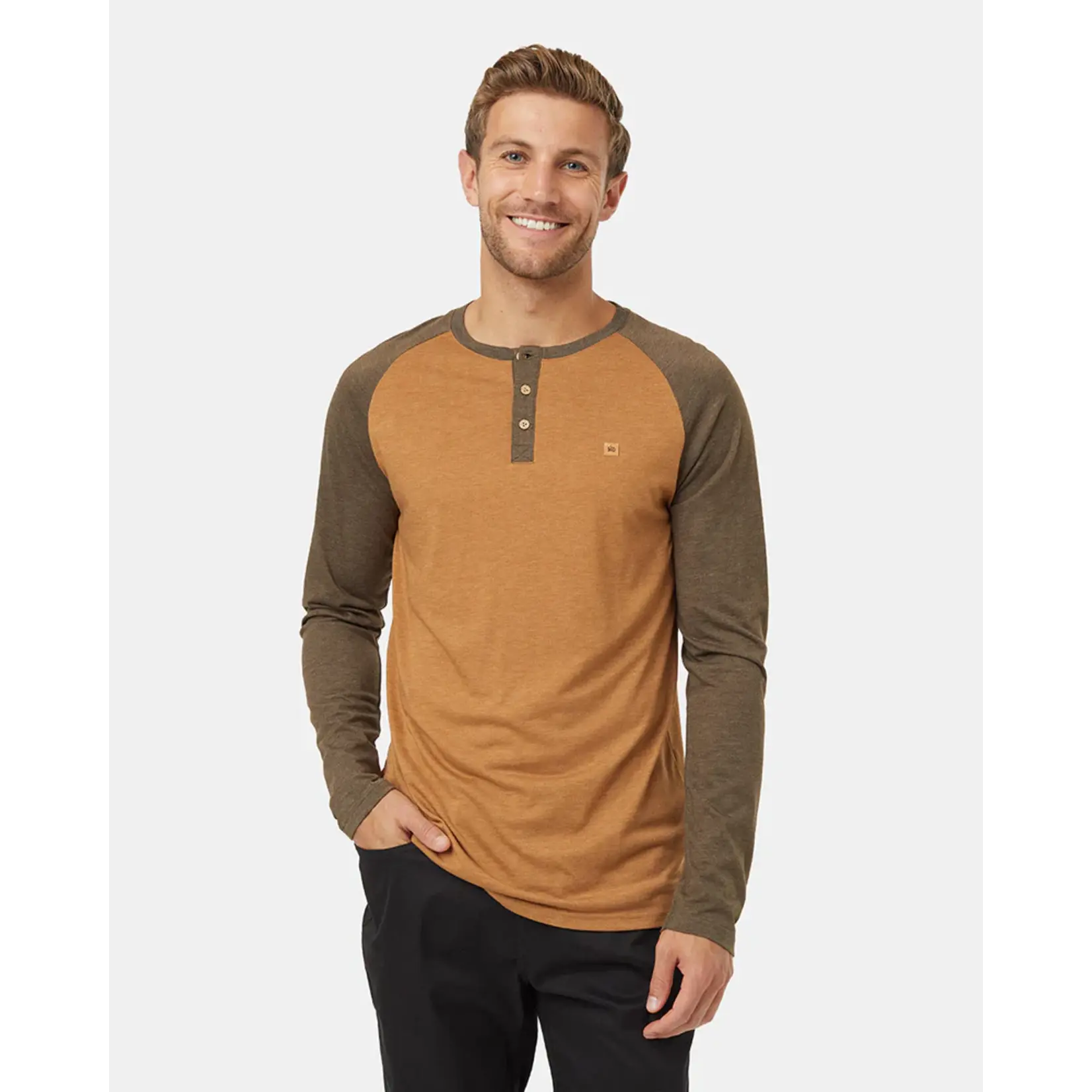 Tentree TCM2308 - Men's Treeblend Classic Henley Long Sleeve Shirt