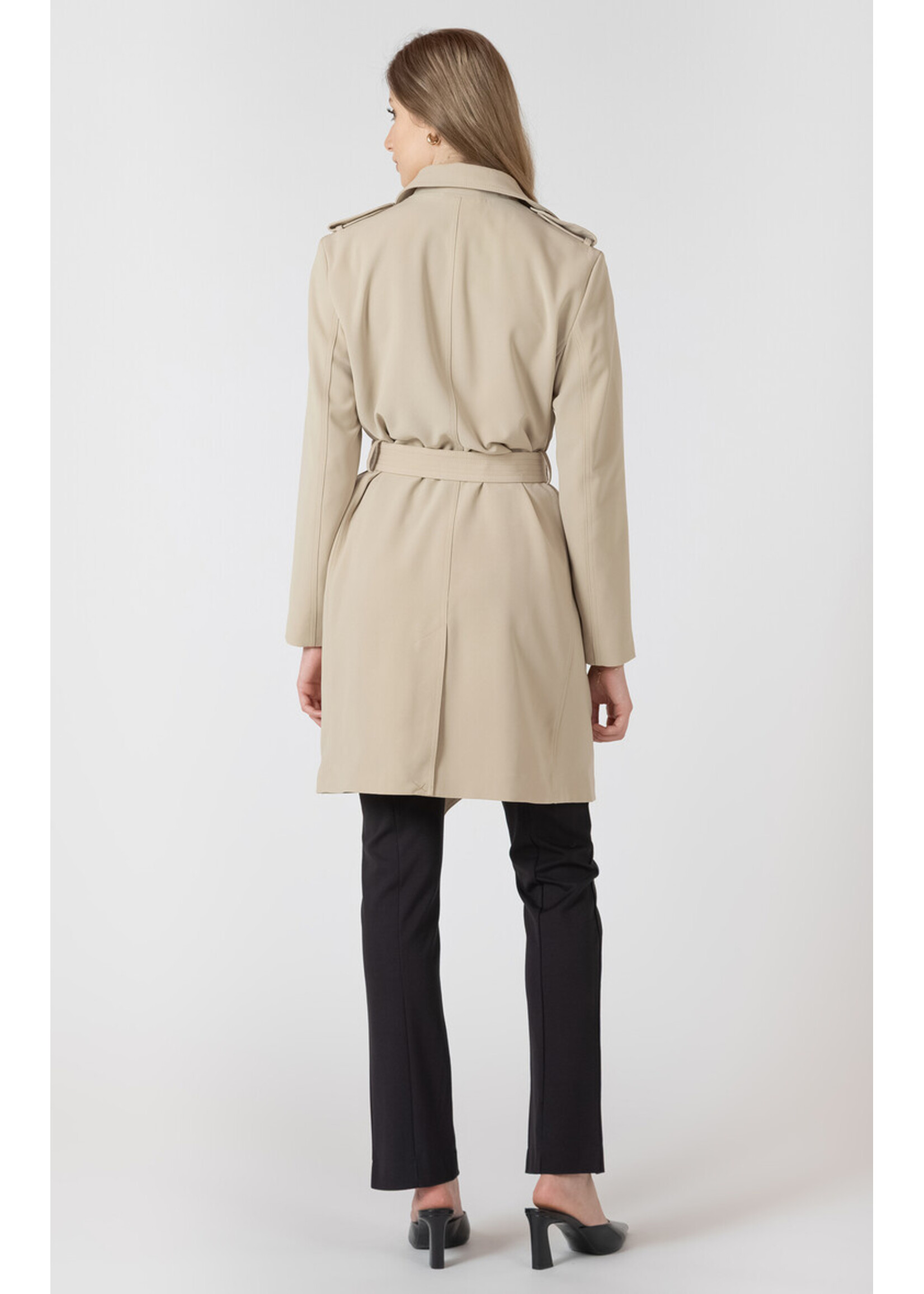 Black Tape 2729505 - Belted Trench Coat