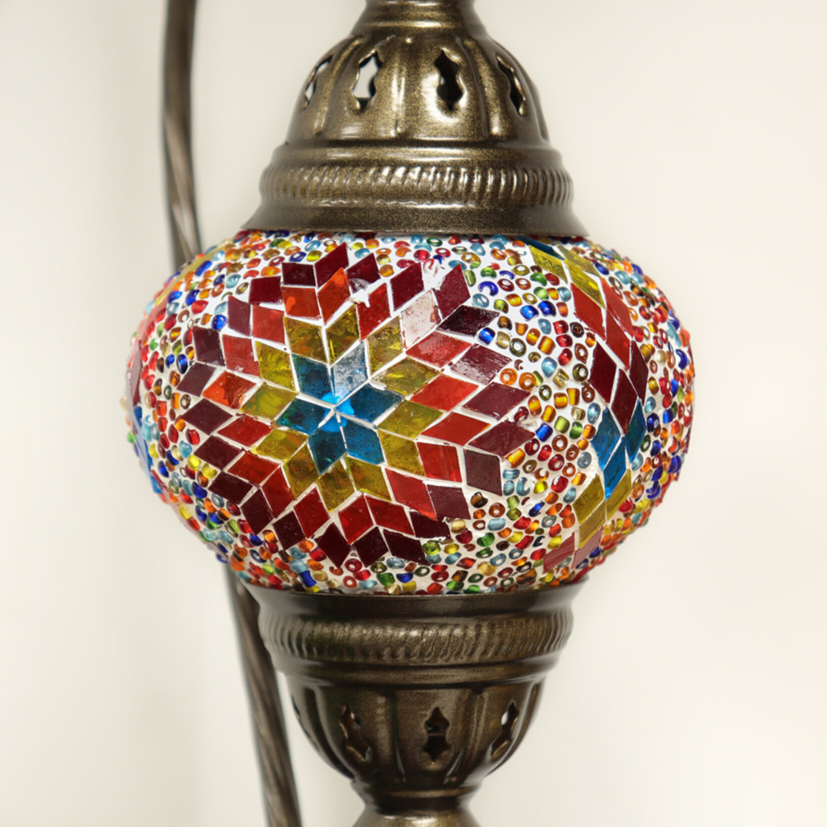 Nature's Artifacts Turkish Mosaic Swan Neck Lamp (Assorted)
