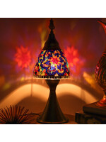 Nature's Artifacts Turkish Mosaic Bedside Lamp
