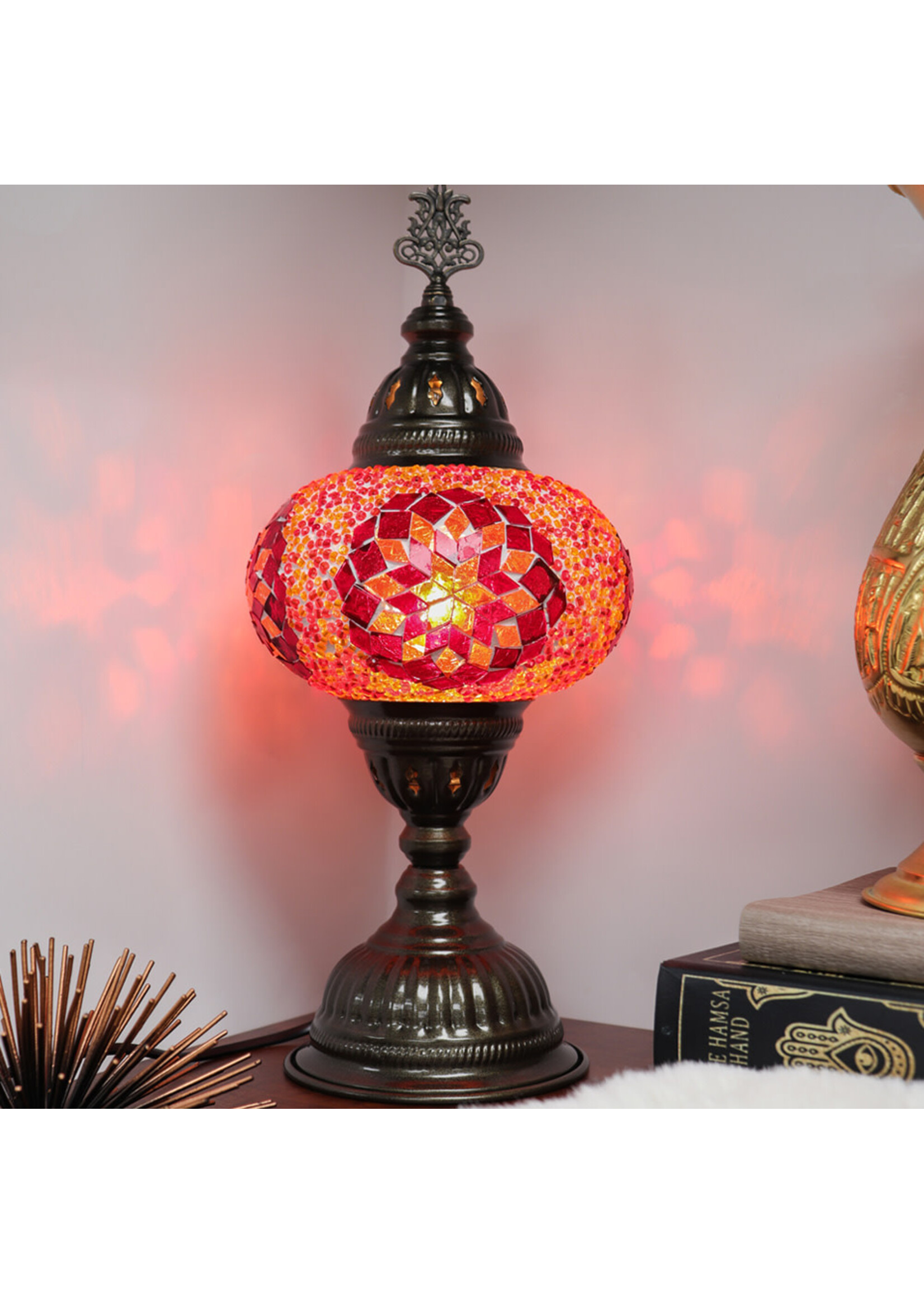 Nature's Artifacts Turkish Mosaic Table Lamp (Assorted)