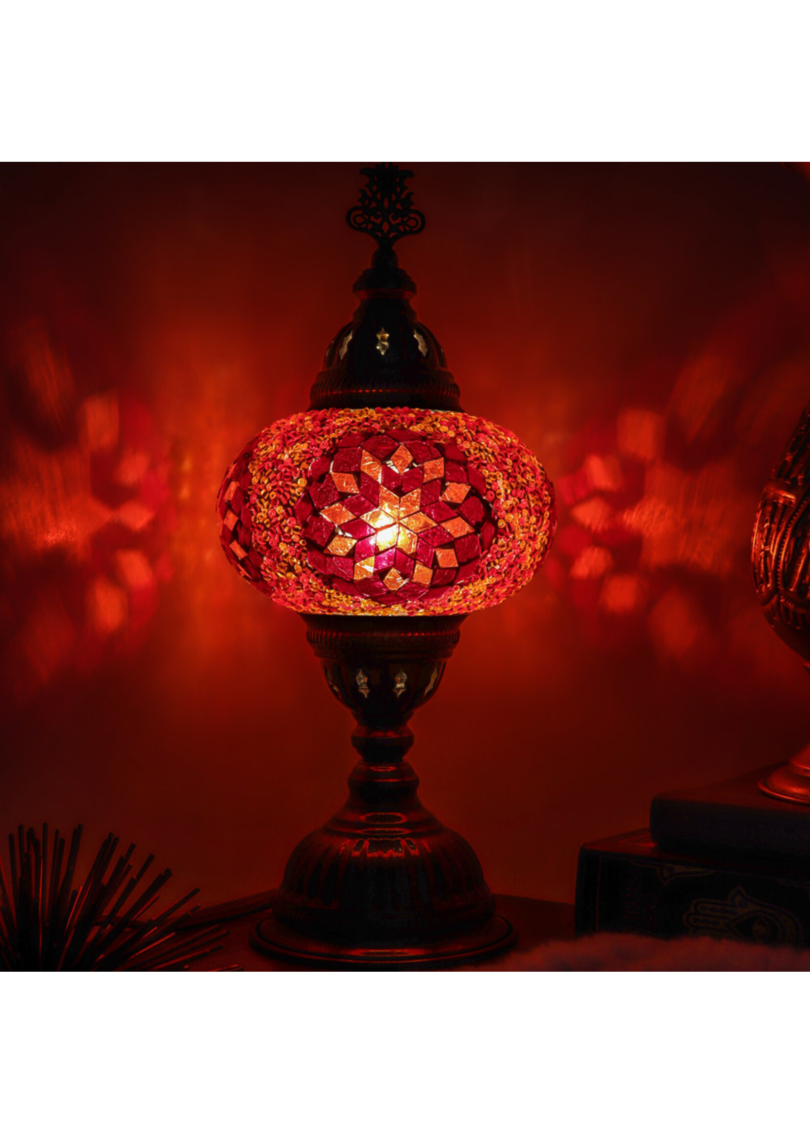Nature's Artifacts Turkish Mosaic Table Lamp (Assorted)