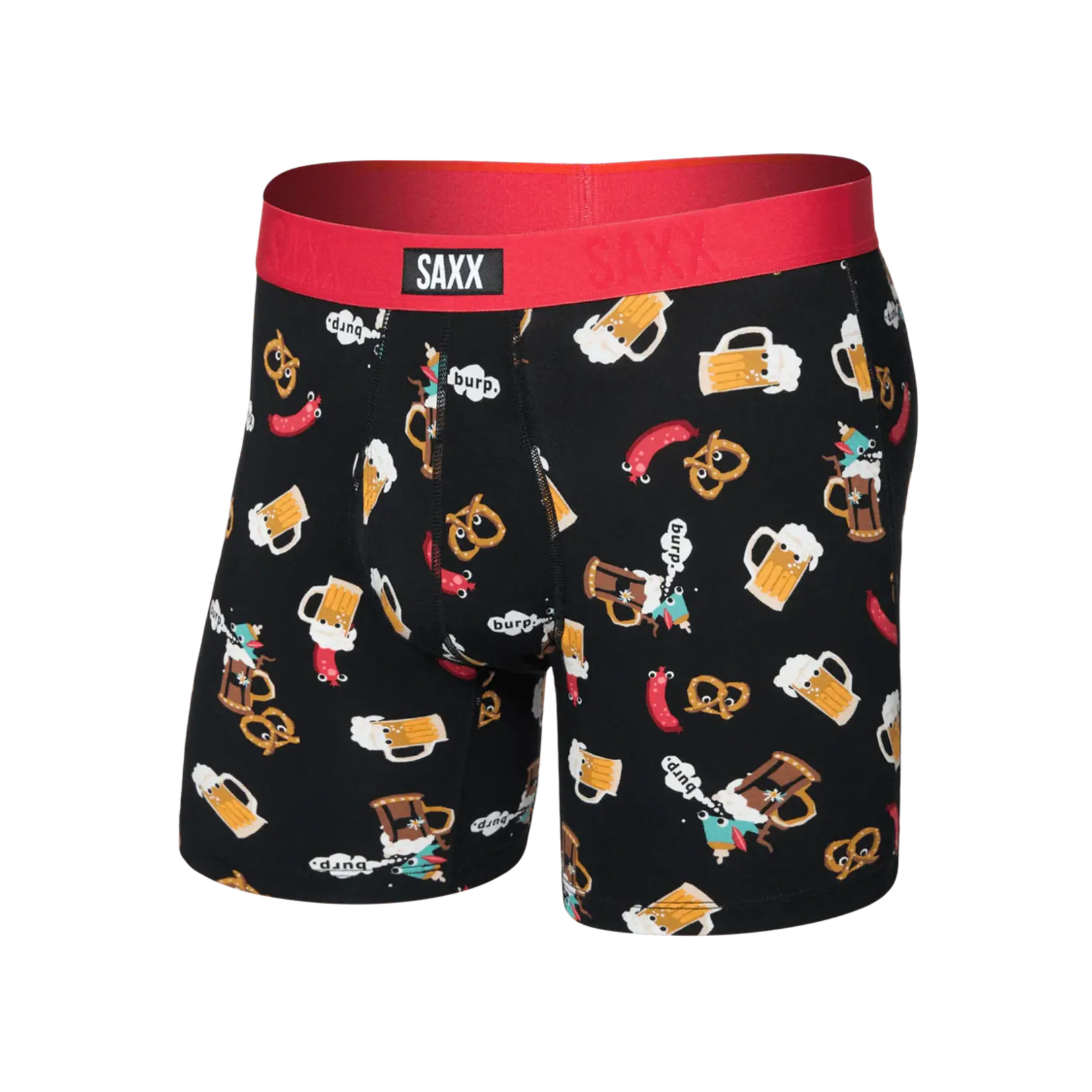 SAXX Underwear SXVX24F-OKB - Vibe XTRA Boxer Brief with Fly (Oktober Brats/Black)