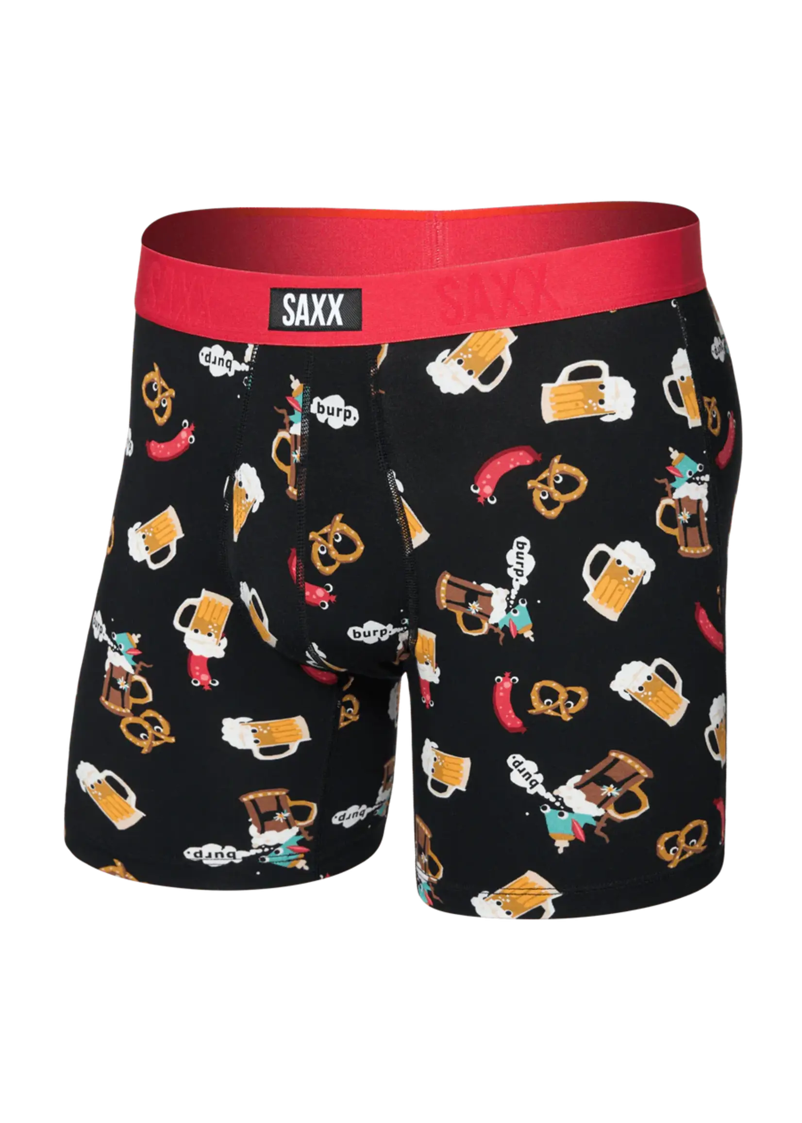 SAXX Underwear SXVX24F-OKB - Vibe XTRA Boxer Brief with Fly (Oktober Brats/Black)