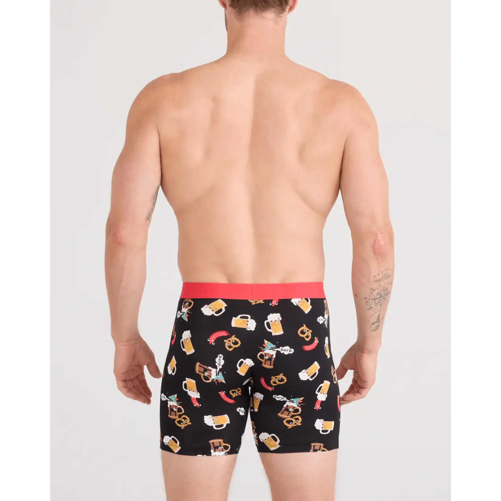 SAXX Underwear SXVX24F-OKB - Vibe XTRA Boxer Brief with Fly (Oktober Brats/Black)