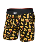 SAXX Underwear Vibe XTRA Boxer Brief with Fly (Go Nuts/Black)