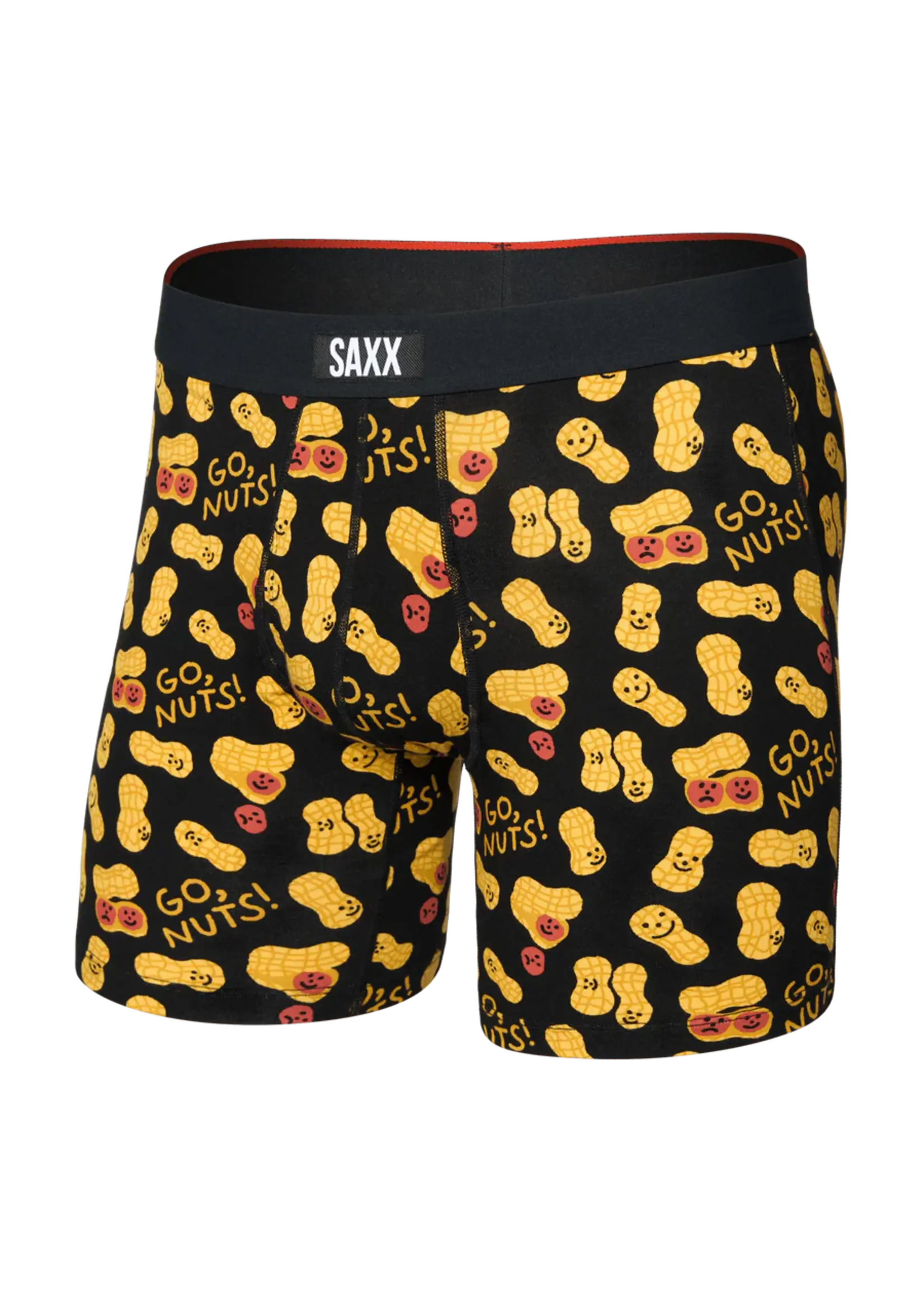 SAXX Underwear SXVX24F-GNB - Vibe XTRA Boxer Brief with Fly (Go Nuts/Black)