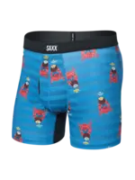 SAXX Underwear Droptemp Cool Mesh Boxer Brief (Crab Cocktail/Blue)
