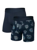 SAXX Underwear DropTemp Cooling Cotton Boxer Brief with Fly - 2 Pack