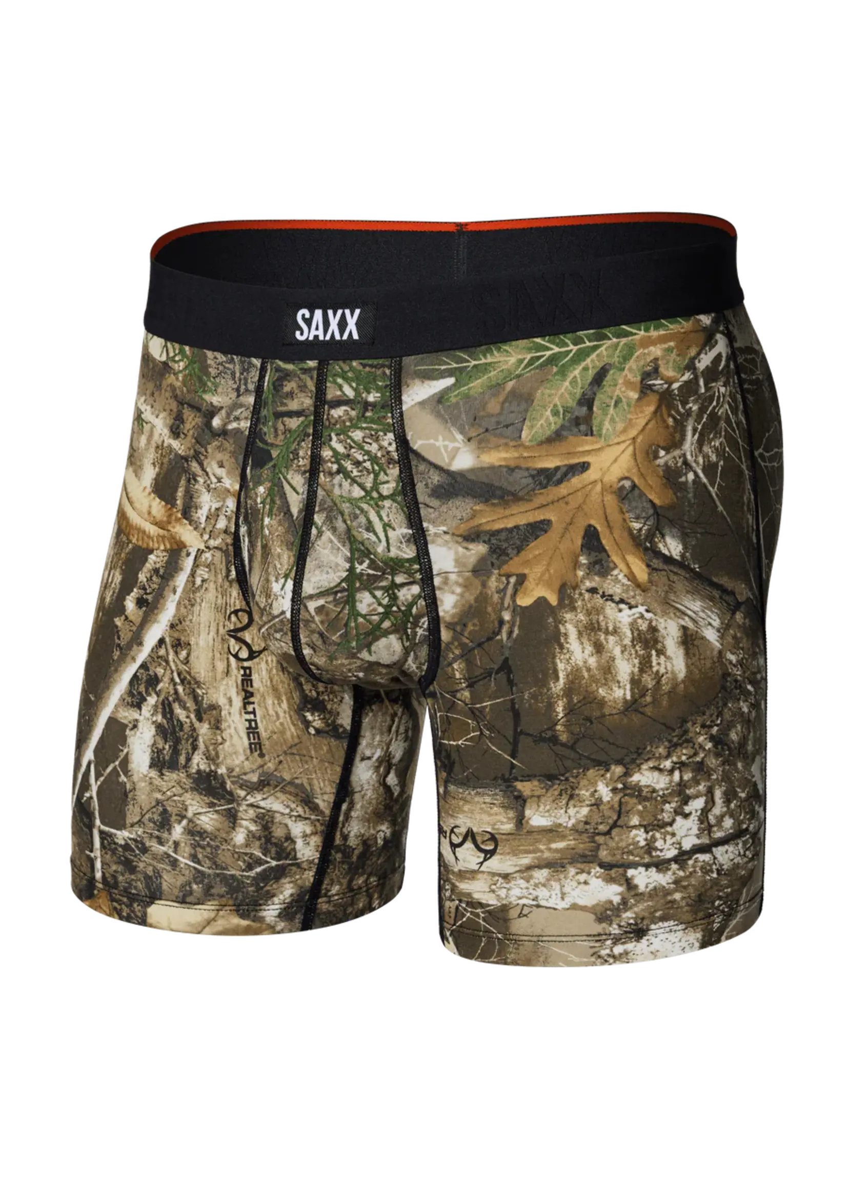 SAXX Underwear SXVX24F-RTE - Vibe XTRA Soft Comfort Boxer Brief with Fly (Realtree/Multi)