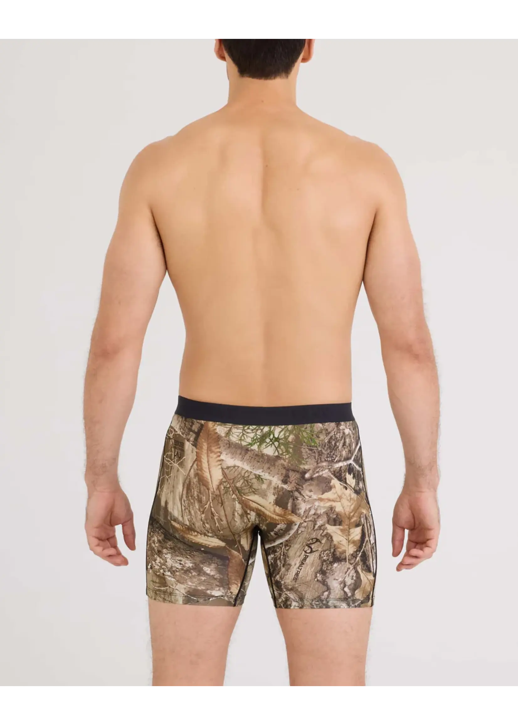 SAXX Underwear SXVX24F-RTE - Vibe XTRA Soft Comfort Boxer Brief with Fly (Realtree/Multi)