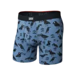 SAXX Underwear Vibe XTRA Soft Comfort Boxer Brief with Fly (Protect the Nuts/Blue Horizon)