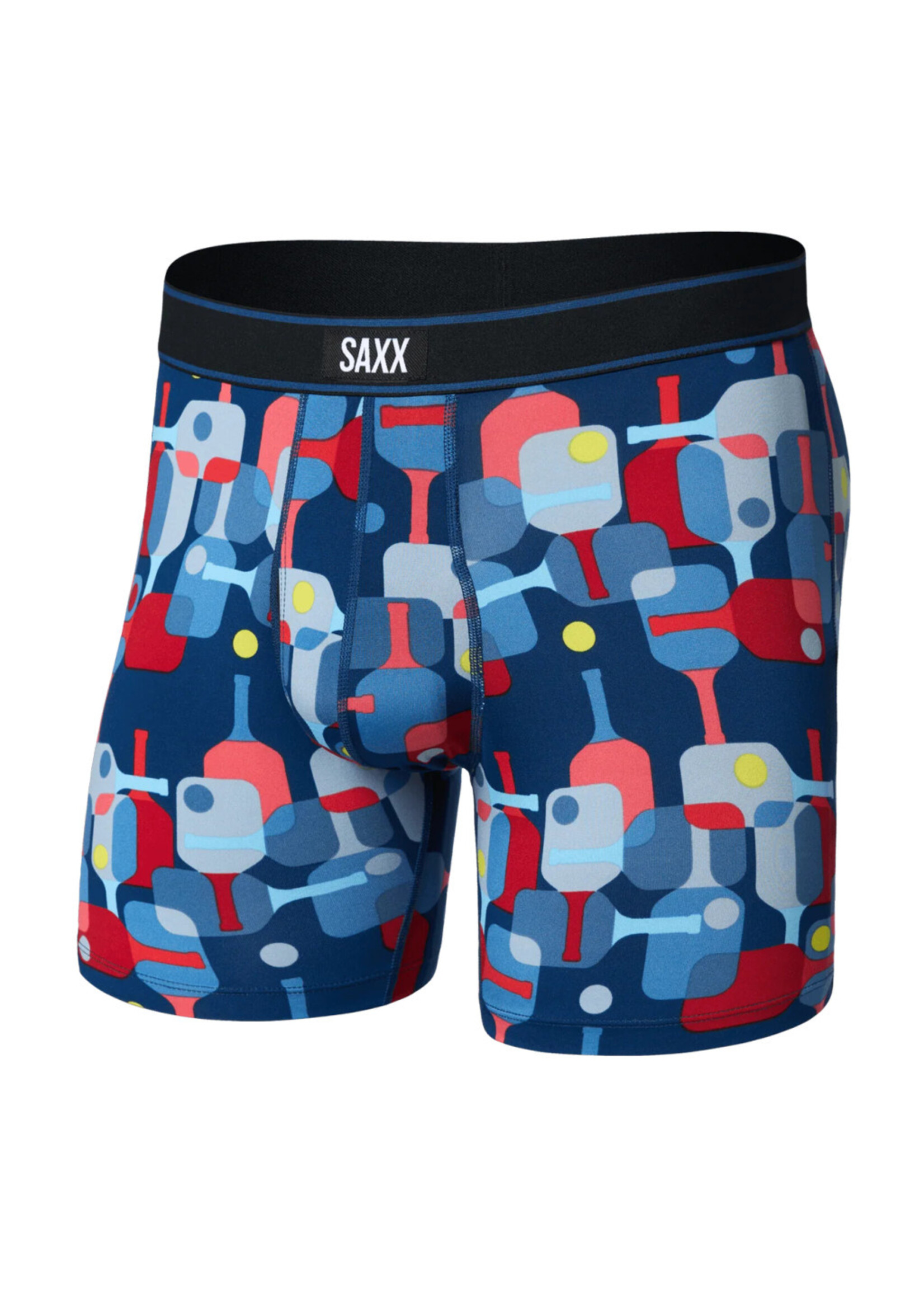 SAXX Underwear SXBB11F-PPN - Daytripper Comfort Stretch Boxer Brief with Fly (Pickle Paddle/Navy Dawn)