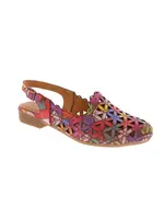 Everly Raquel Leather Sling Back Shoe