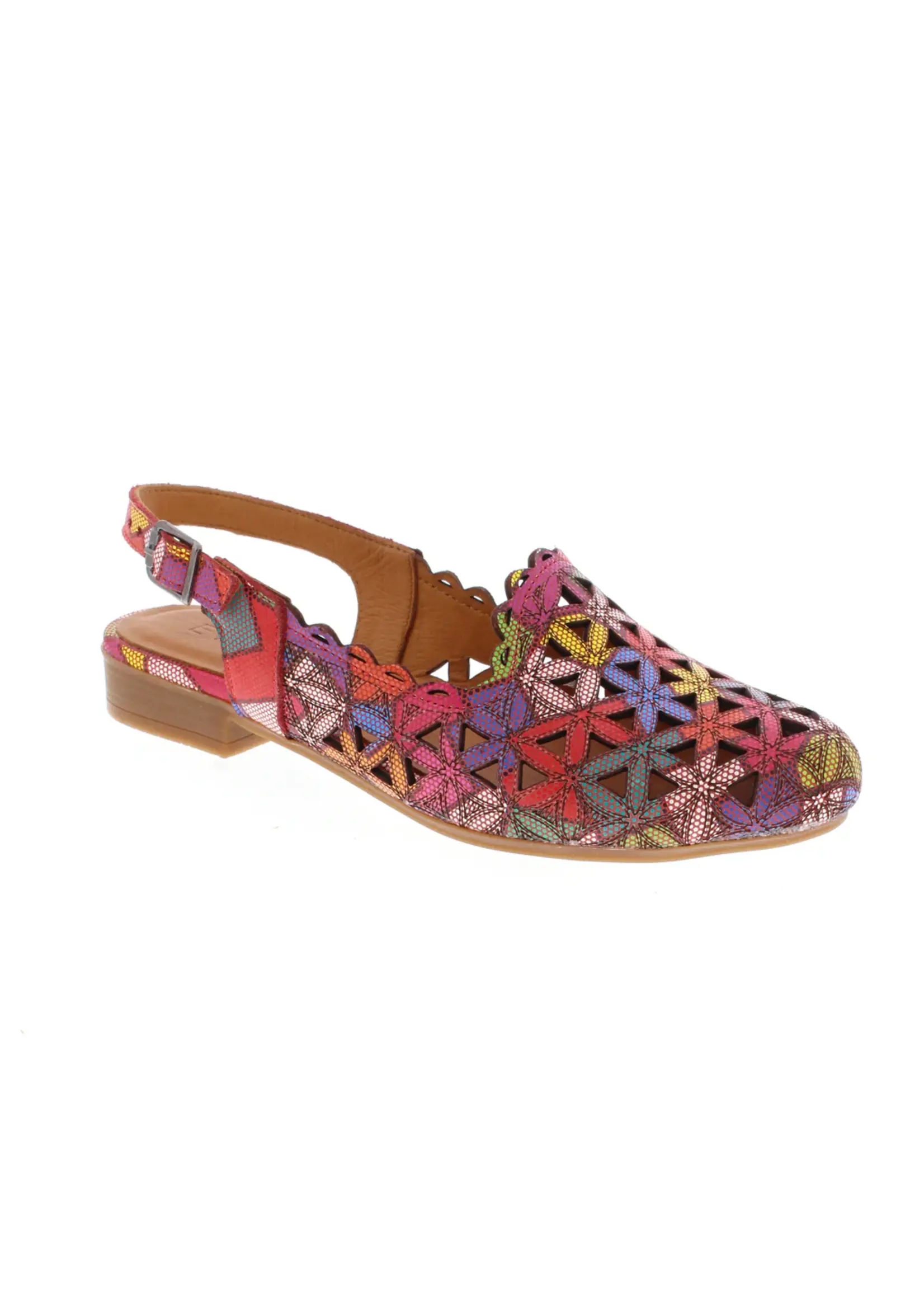 Everly Raquel Leather Sling Back Shoe