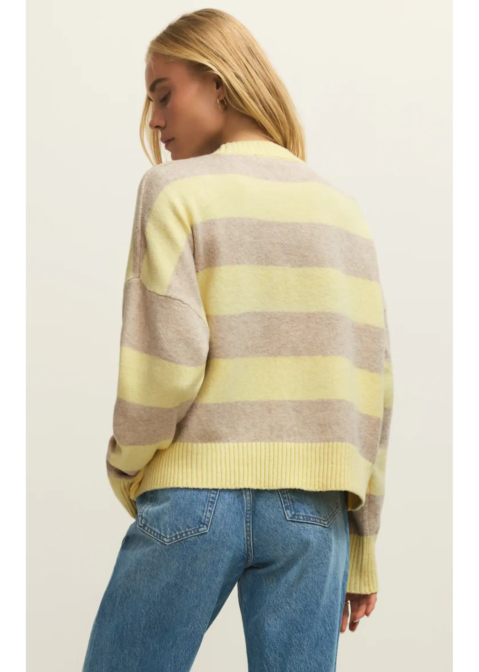 Z Supply ZW261135 - Cirrus Stripe Sweater