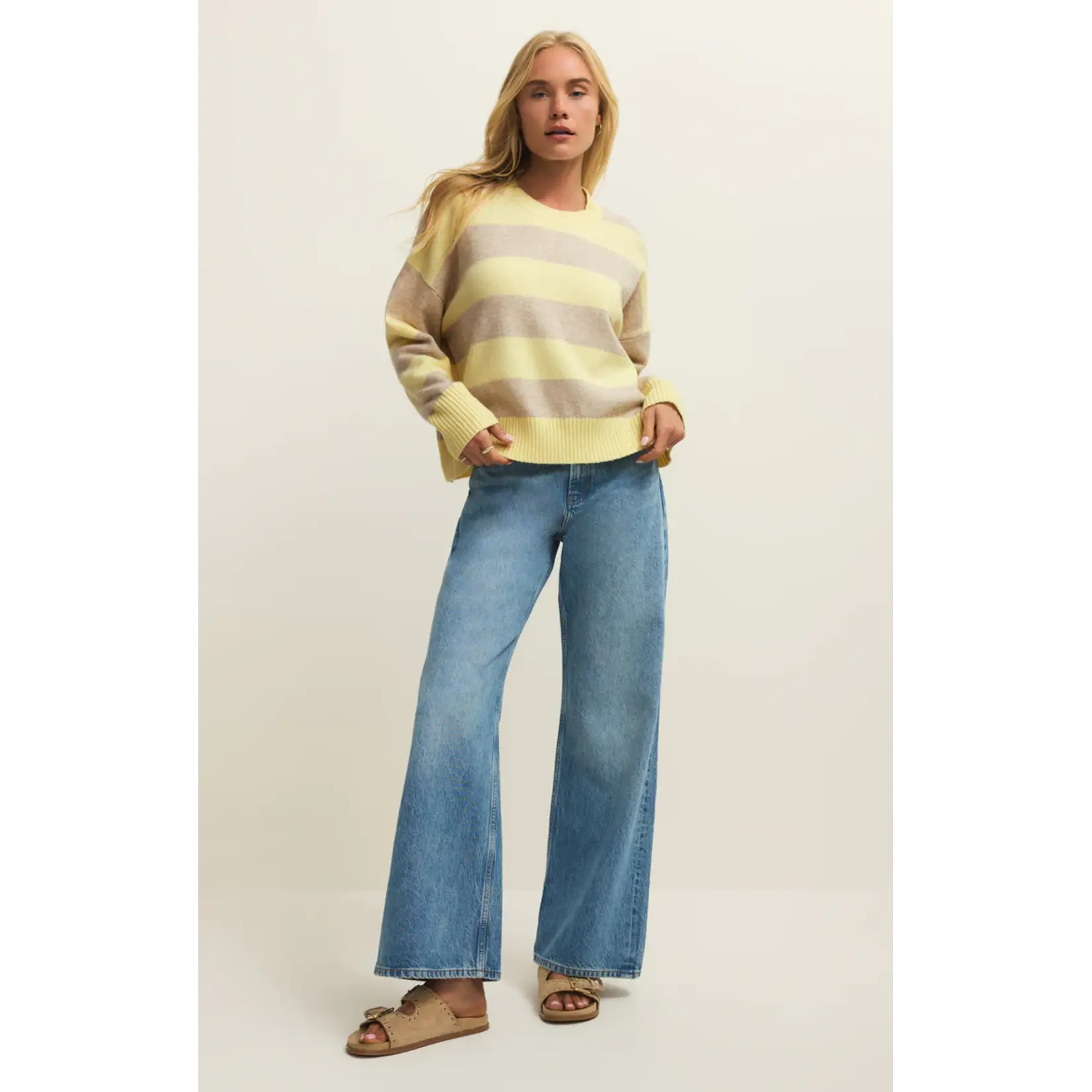 Z Supply ZW261135 - Cirrus Stripe Sweater