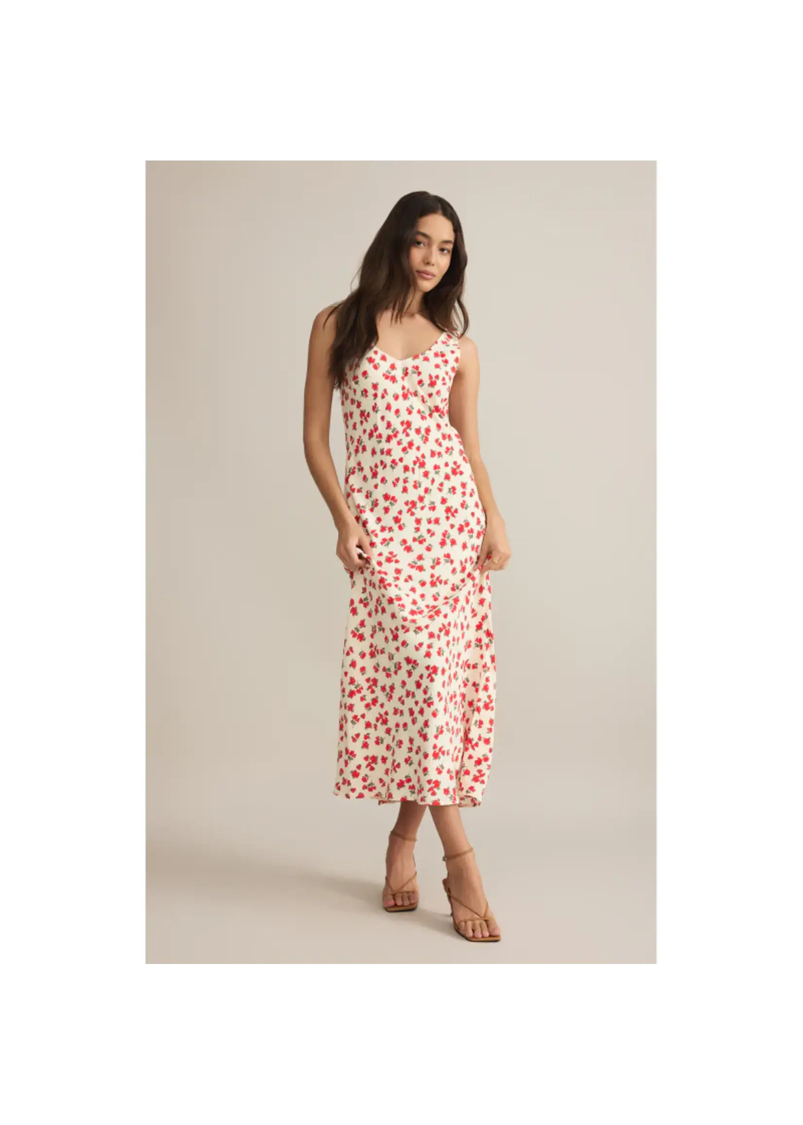 Z Supply ZD251221 - Hana La Rosa Ditsy Maxi Dress
