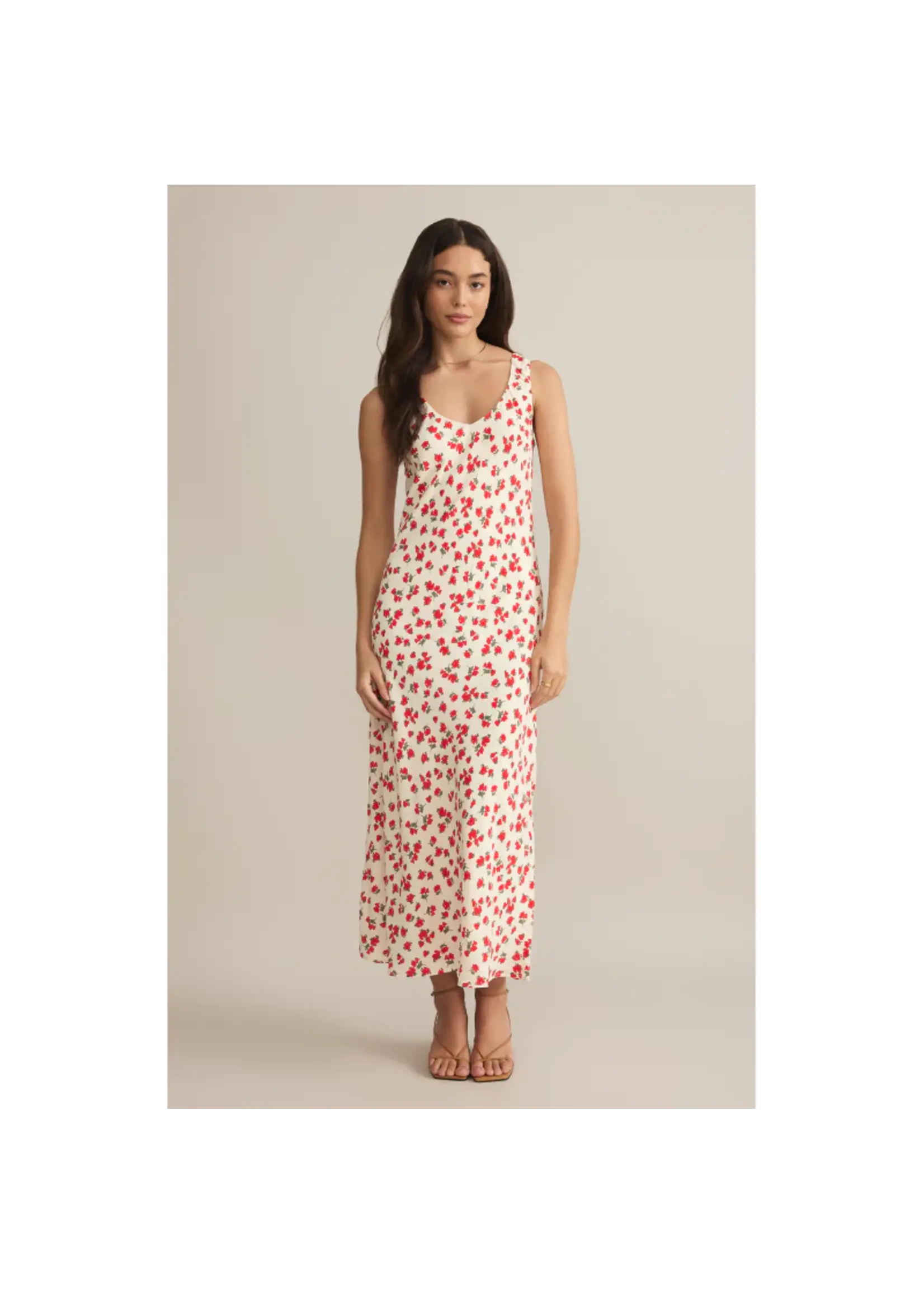 Z Supply ZD251221 - Hana La Rosa Ditsy Maxi Dress