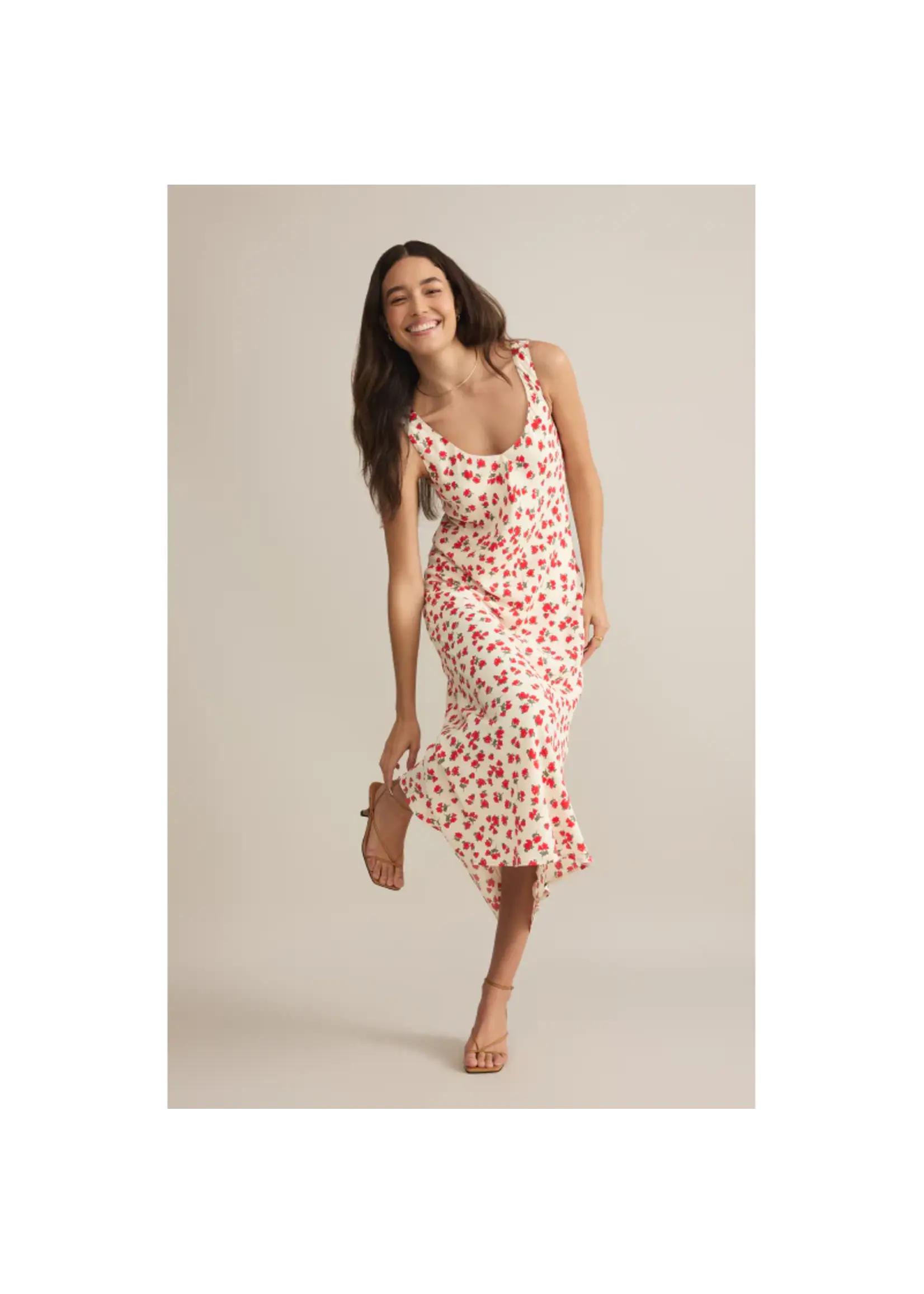 Z Supply ZD251221 - Hana La Rosa Ditsy Maxi Dress