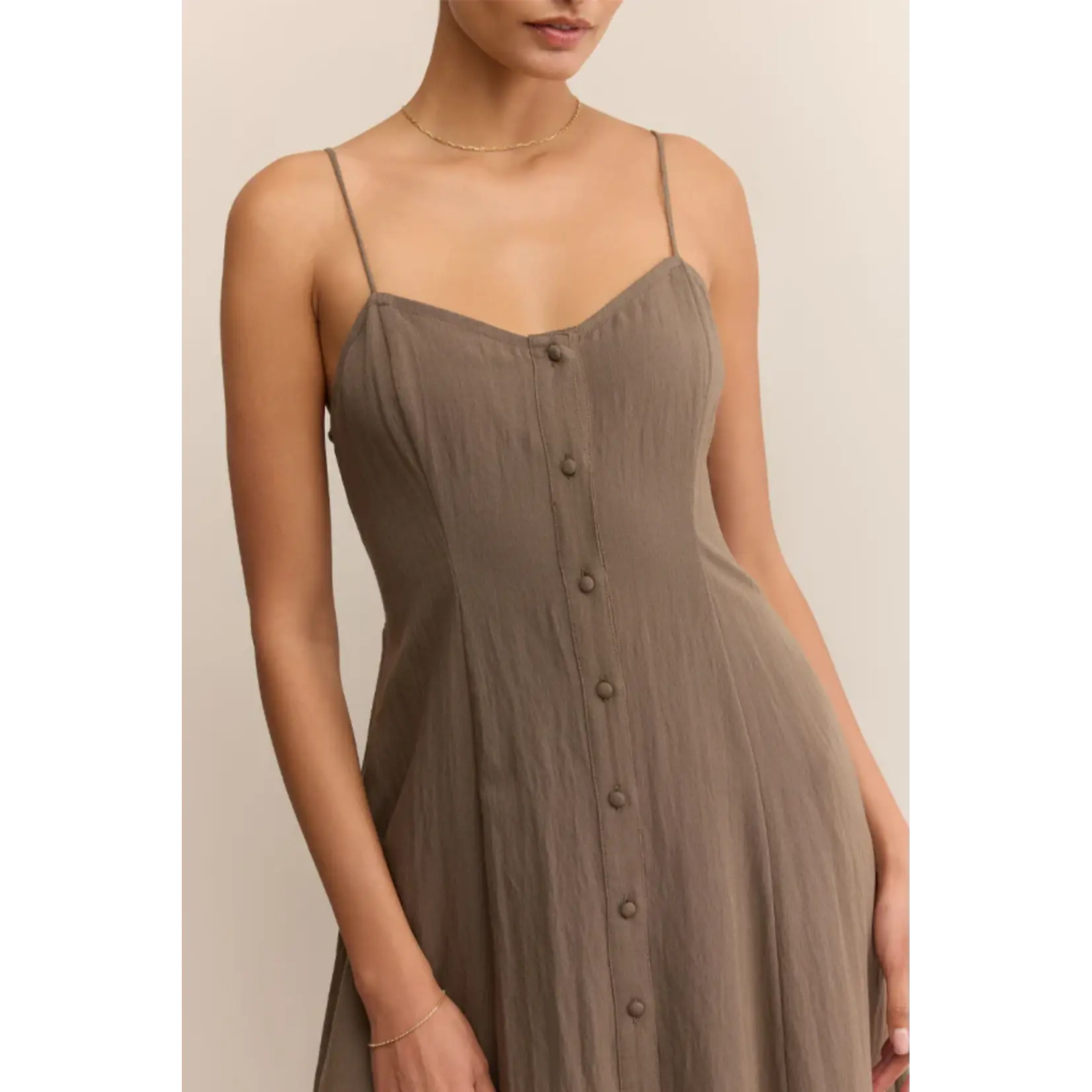 Z Supply ZD253393 - Angel Eyes Midi Dress