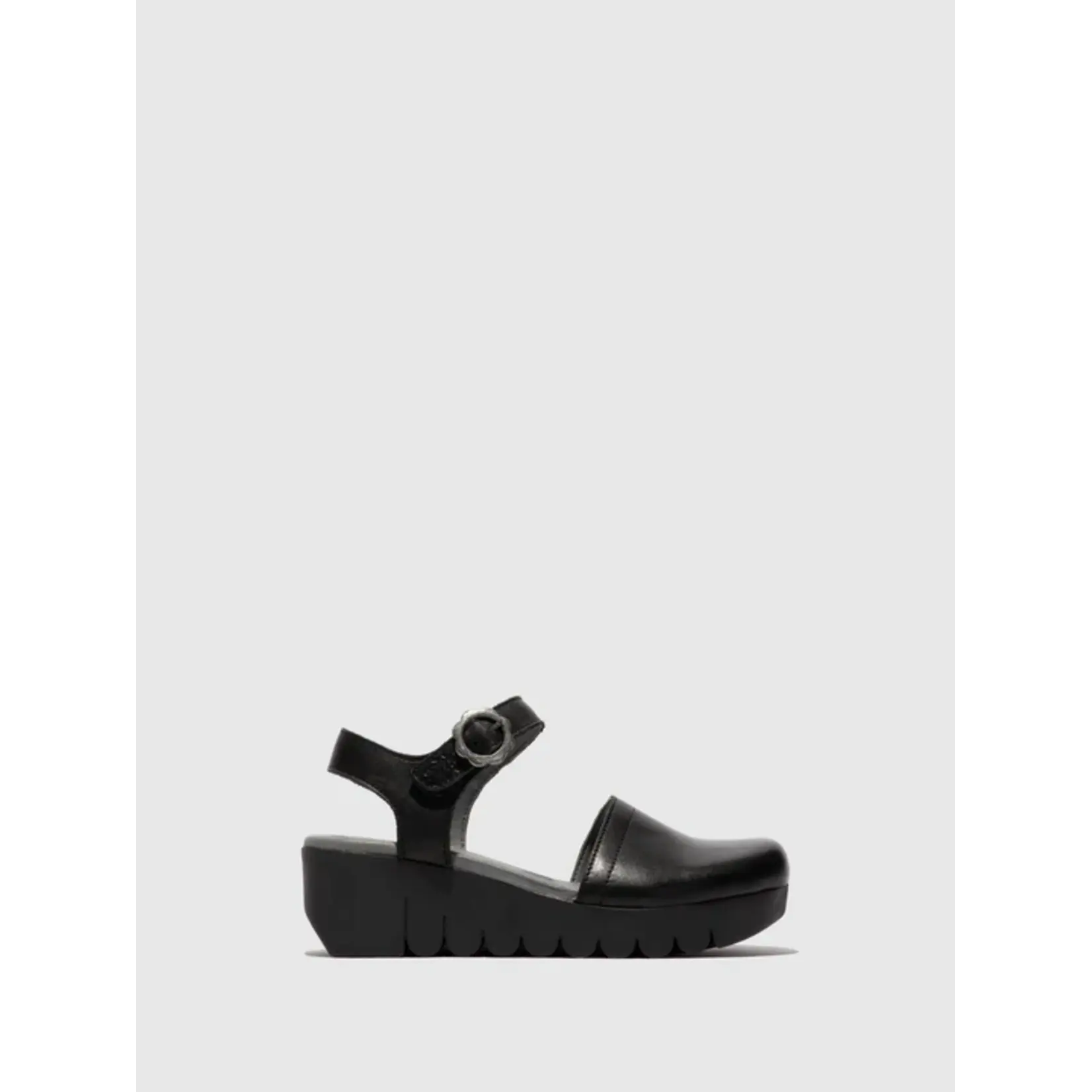 Fly London Visi Hook & Loop Wedge Sandal