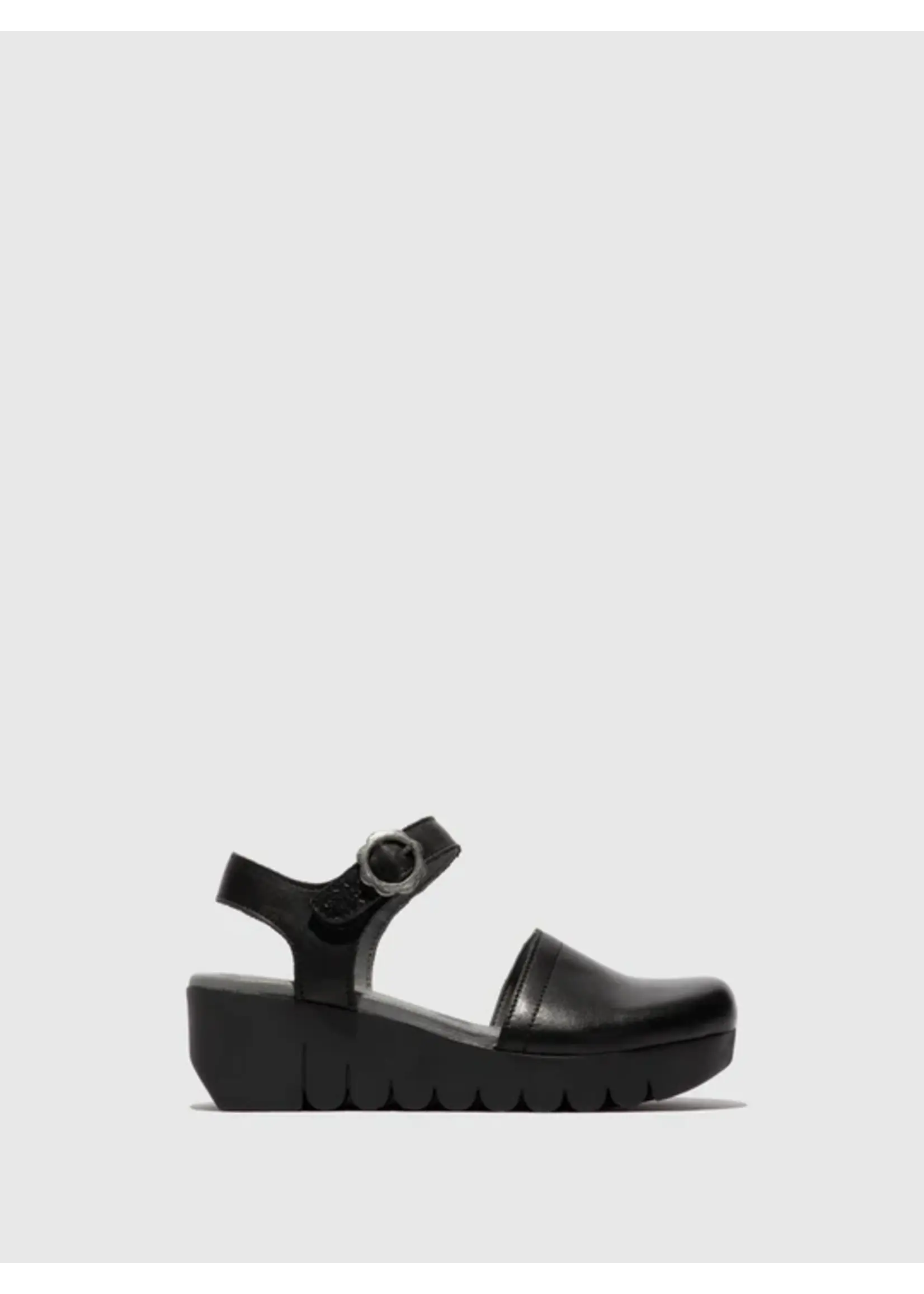 Fly London Visi Hook & Loop Wedge Sandal