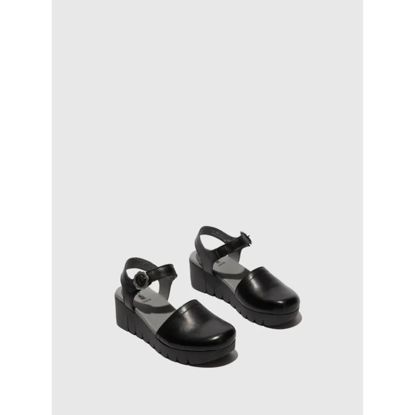 Fly London Visi Hook & Loop Wedge Sandal