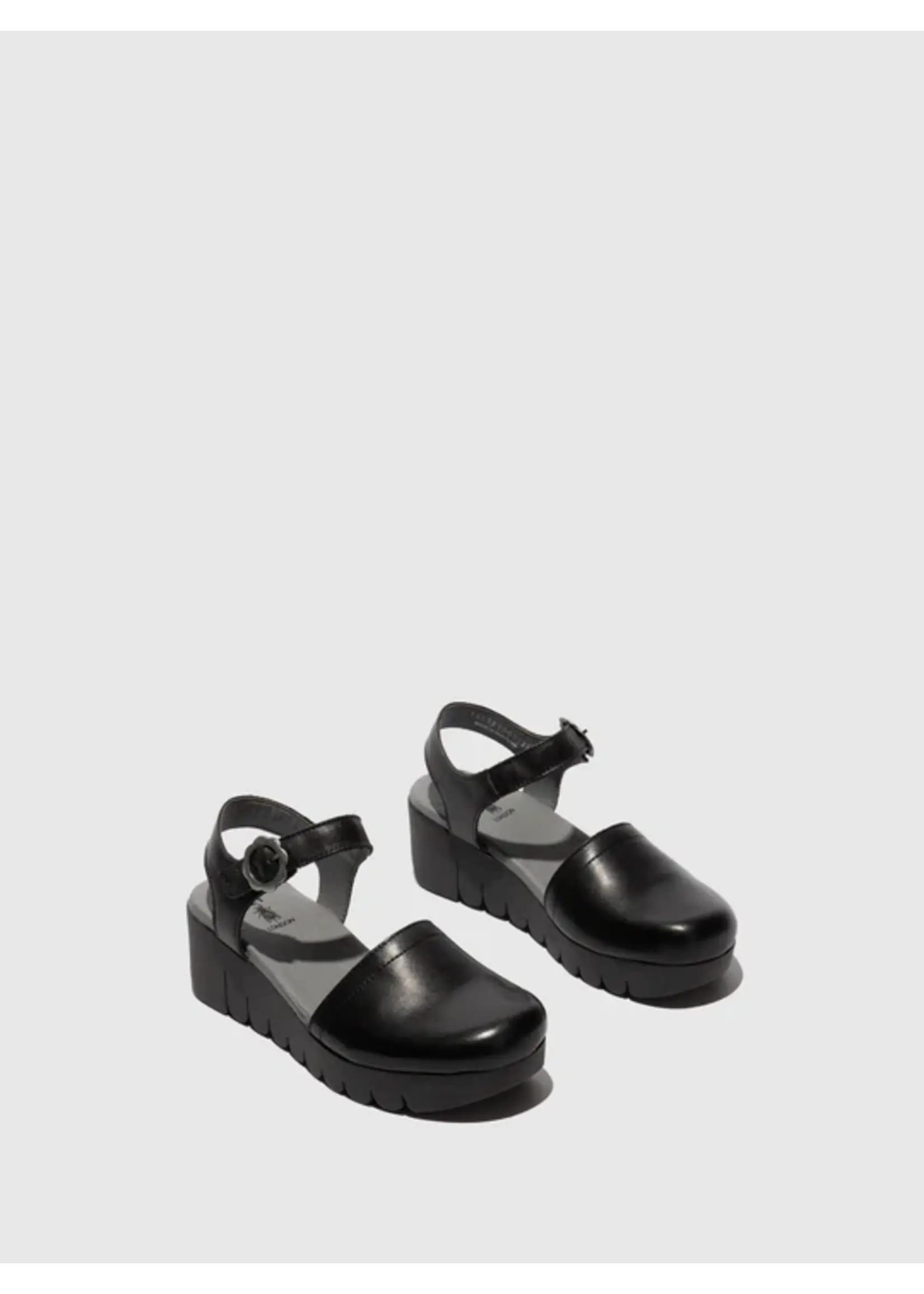 Fly London Visi Hook & Loop Wedge Sandal