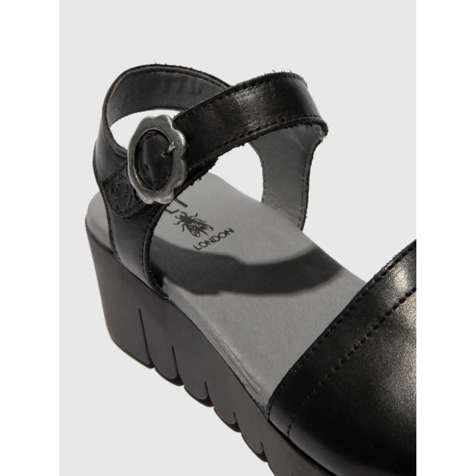 Fly London Visi Hook & Loop Wedge Sandal
