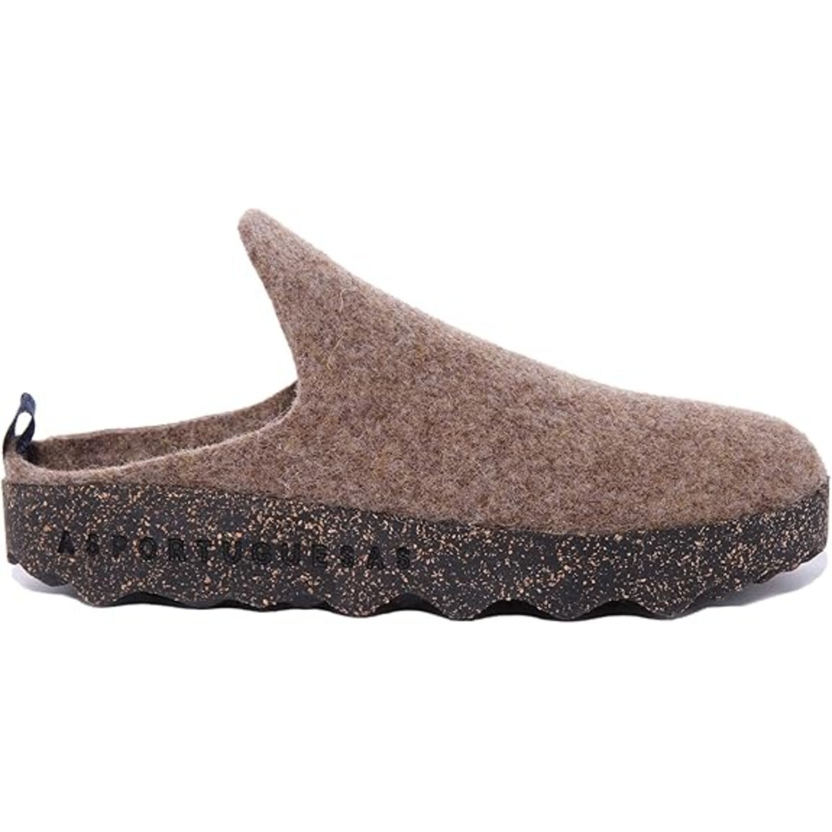 Asportuguesas Wool & Cork Round Toe Mules
