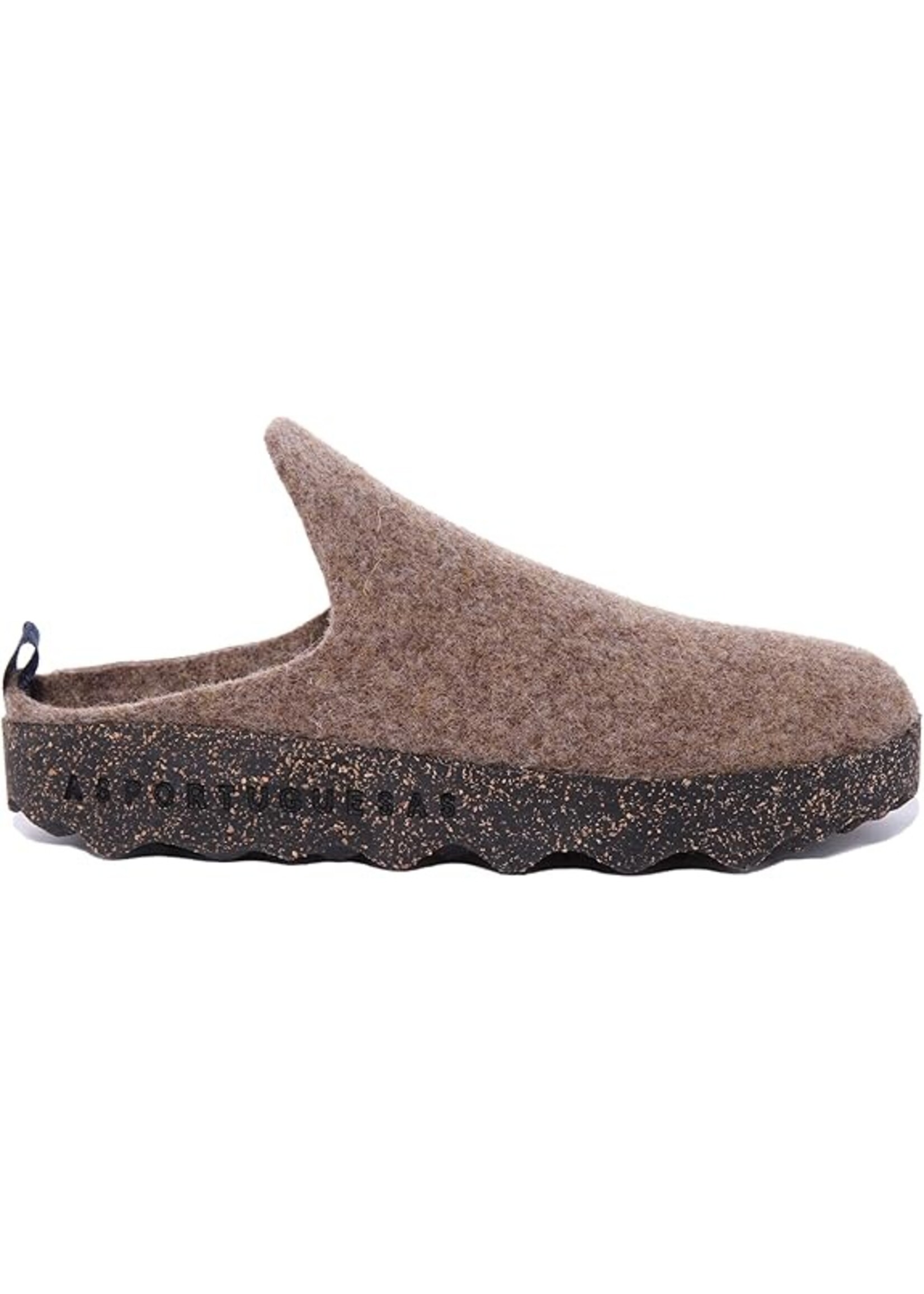 Asportuguesas Wool & Cork Round Toe Mules