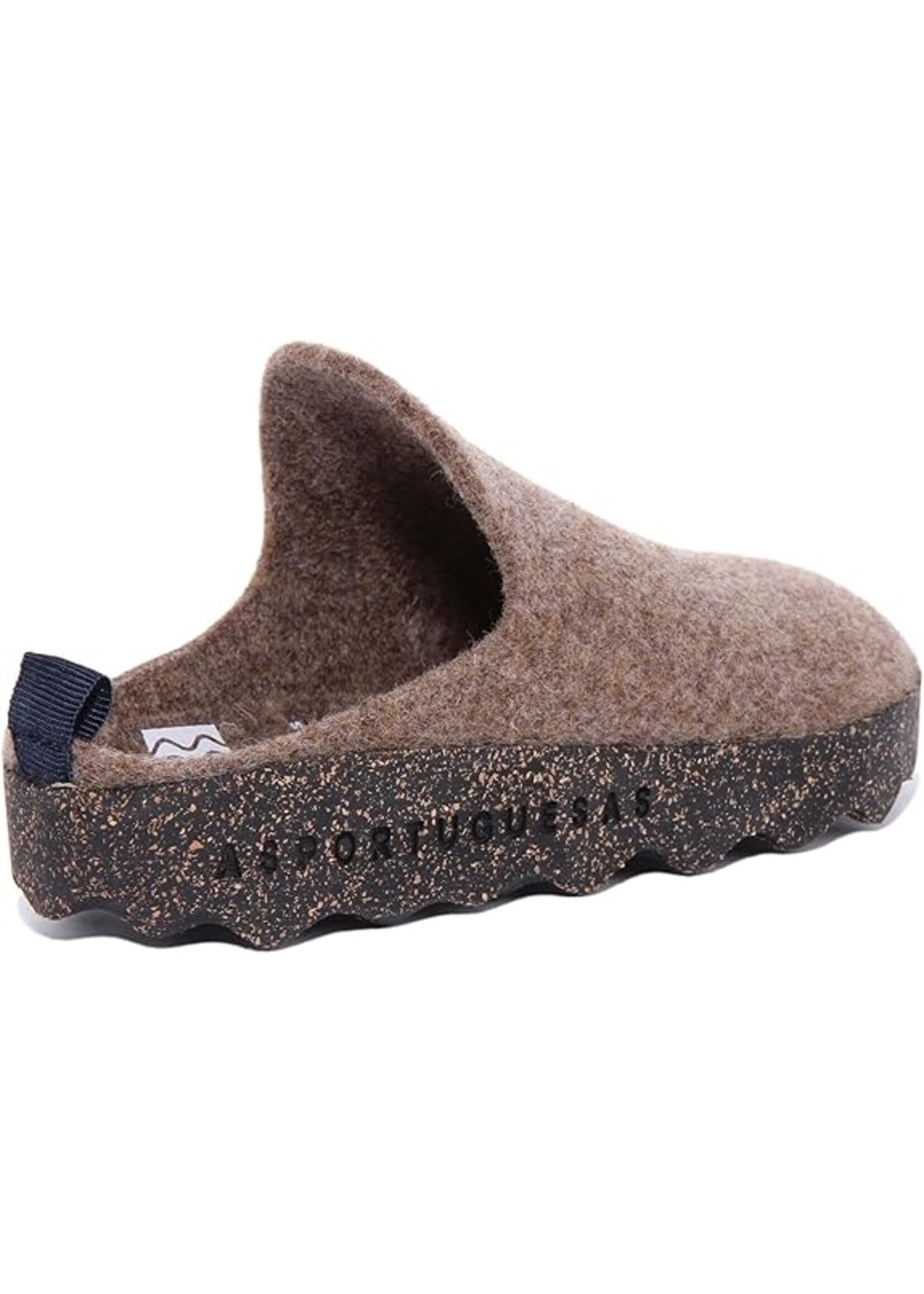Asportuguesas Wool & Cork Round Toe Mules