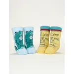 Blue Q Your Face/Drop Me Baby SocksI Love Your Face/ If You Drop Me I'll Remember Baby Socks