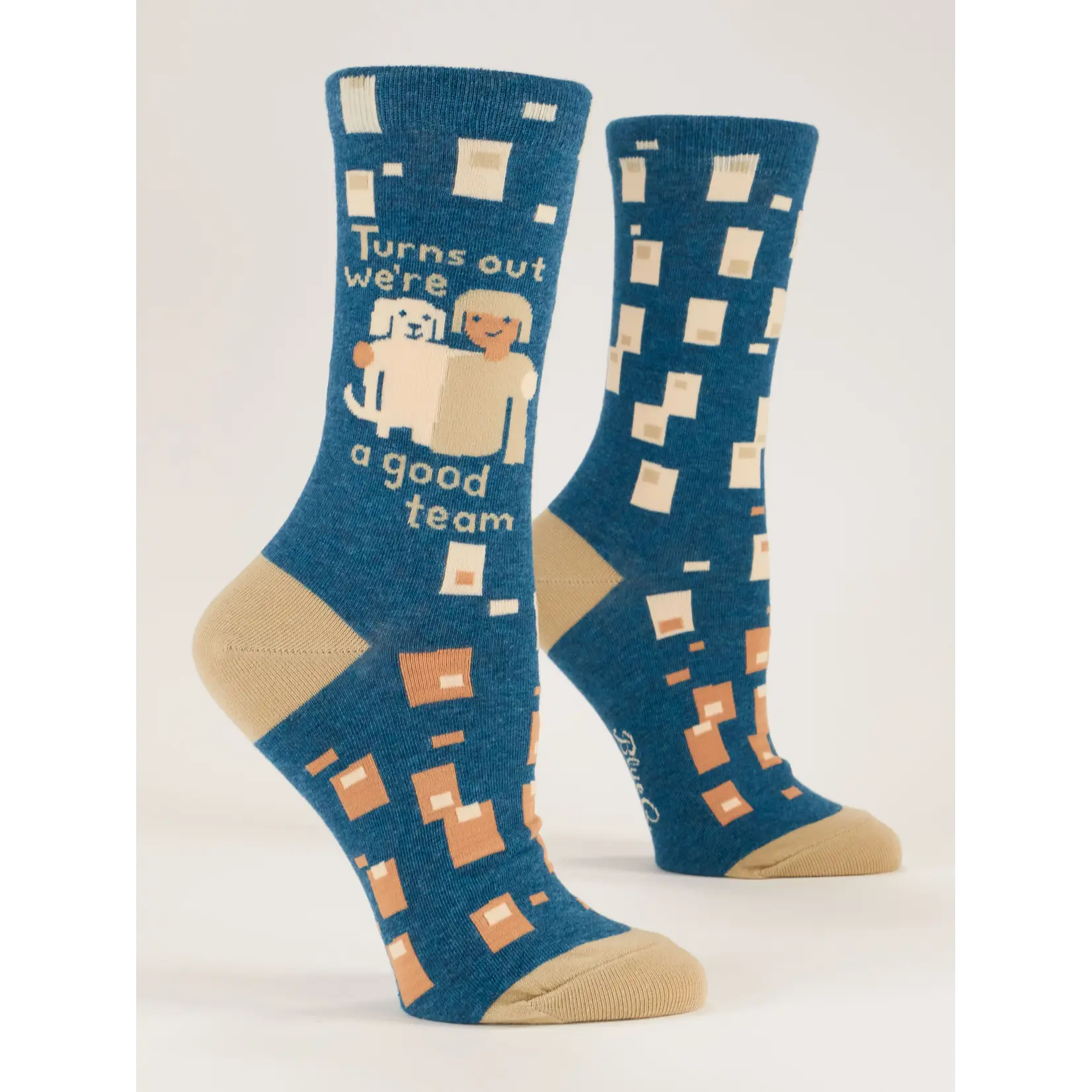 Blue Q Turns Out We're A Good Team Women's Crew Socks