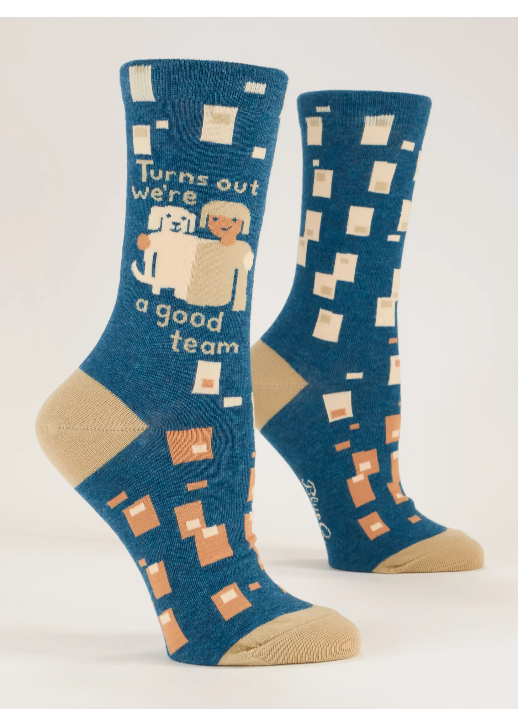Blue Q Turns Out We're A Good Team Women's Crew Socks