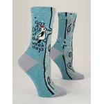 Blue Q Got A Case Of The Weekdays Women's Crew Socks