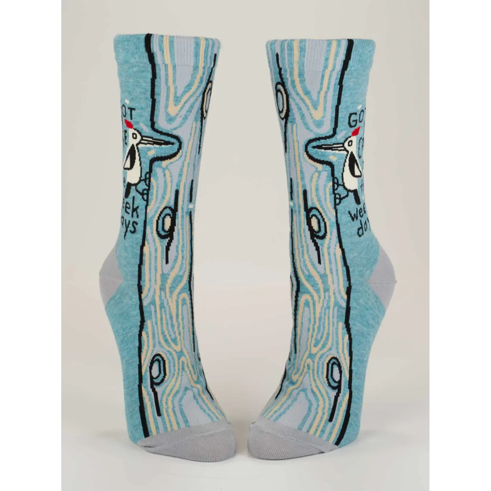 Blue Q Got A Case Of The Weekdays Women's Crew Socks