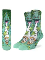 Men's Weed Smoking a Human Socks