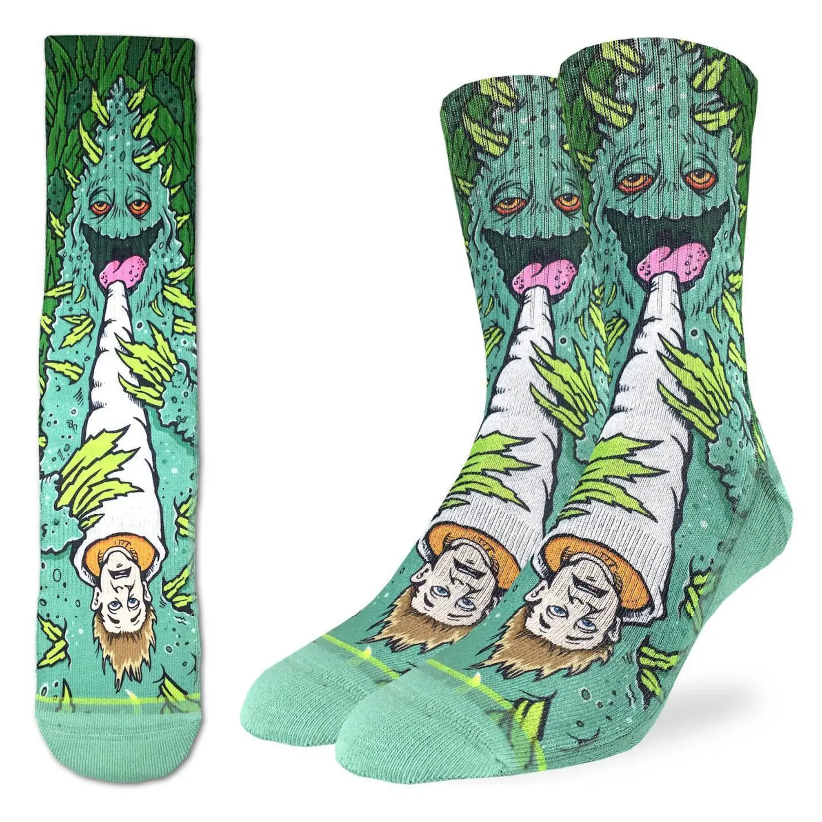 Good Luck Sock Men's Weed Smoking a Human Socks