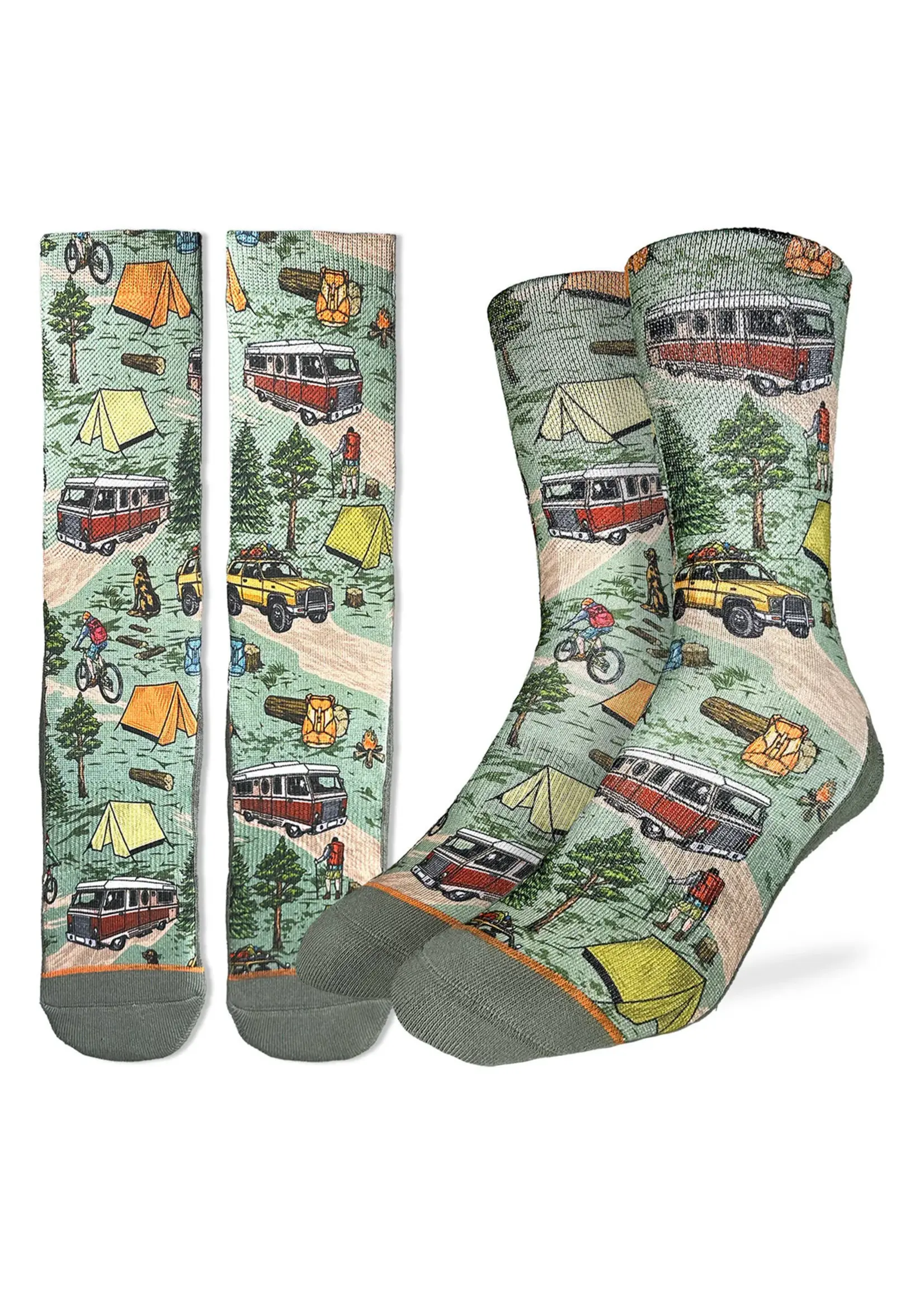 Men's Vintage Camping Socks