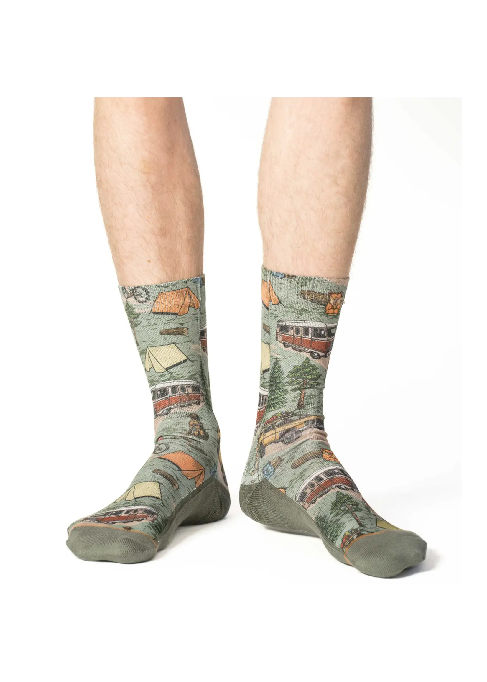 Men's Vintage Camping Socks