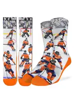 Men's Orange Ice Hockey Socks