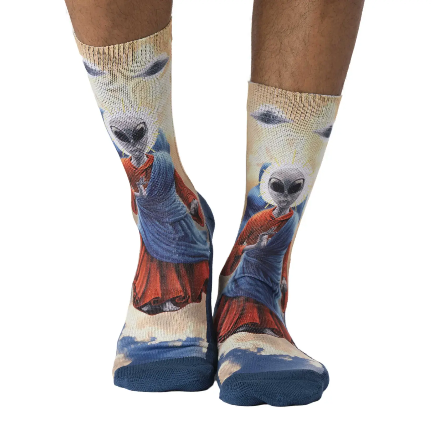 Good Luck Sock Men's Space Jesus Socks